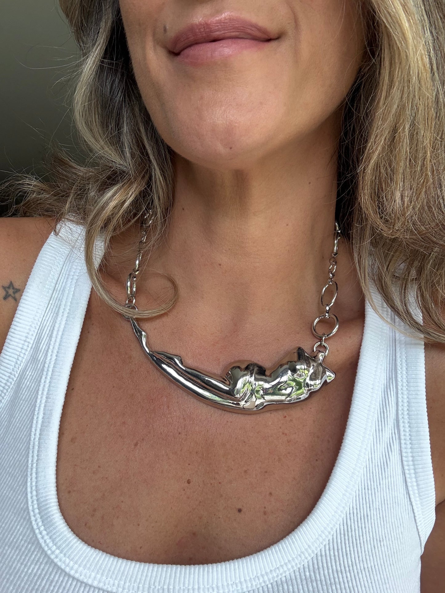 Collar Mujer Plateado