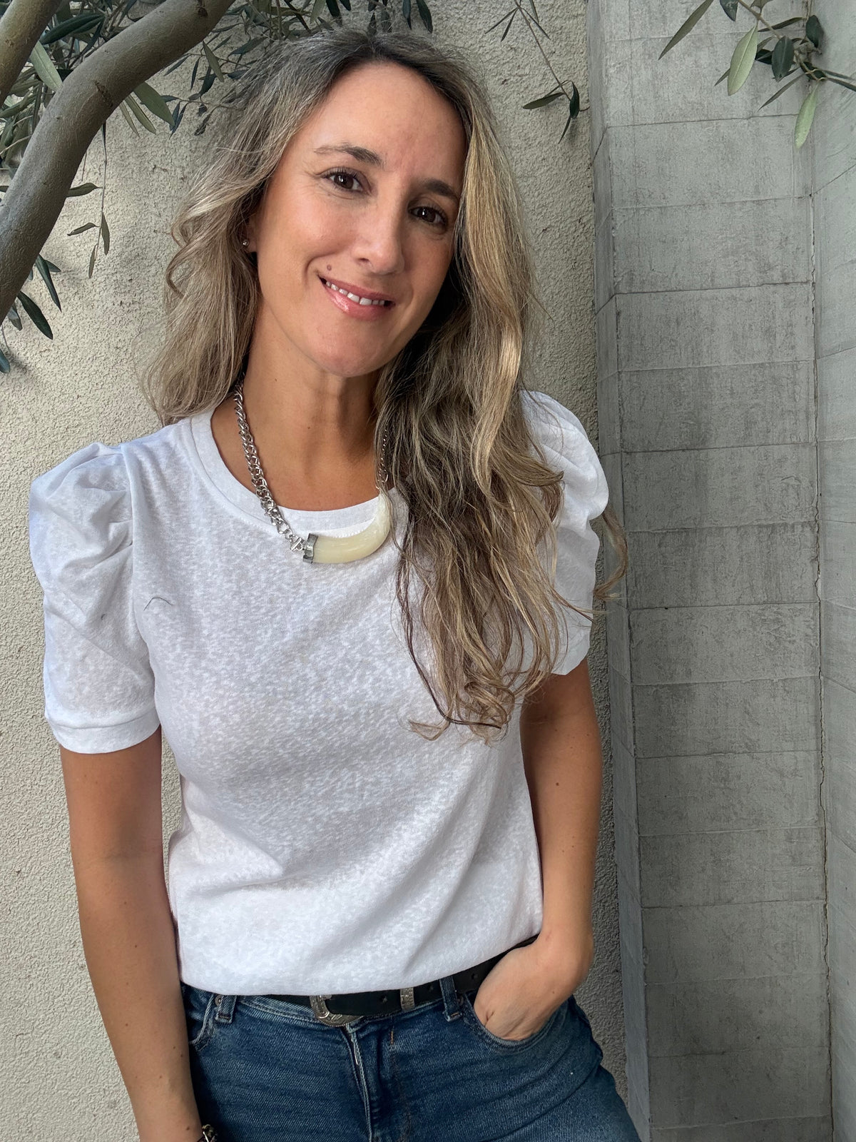 Polera Murcia blanca