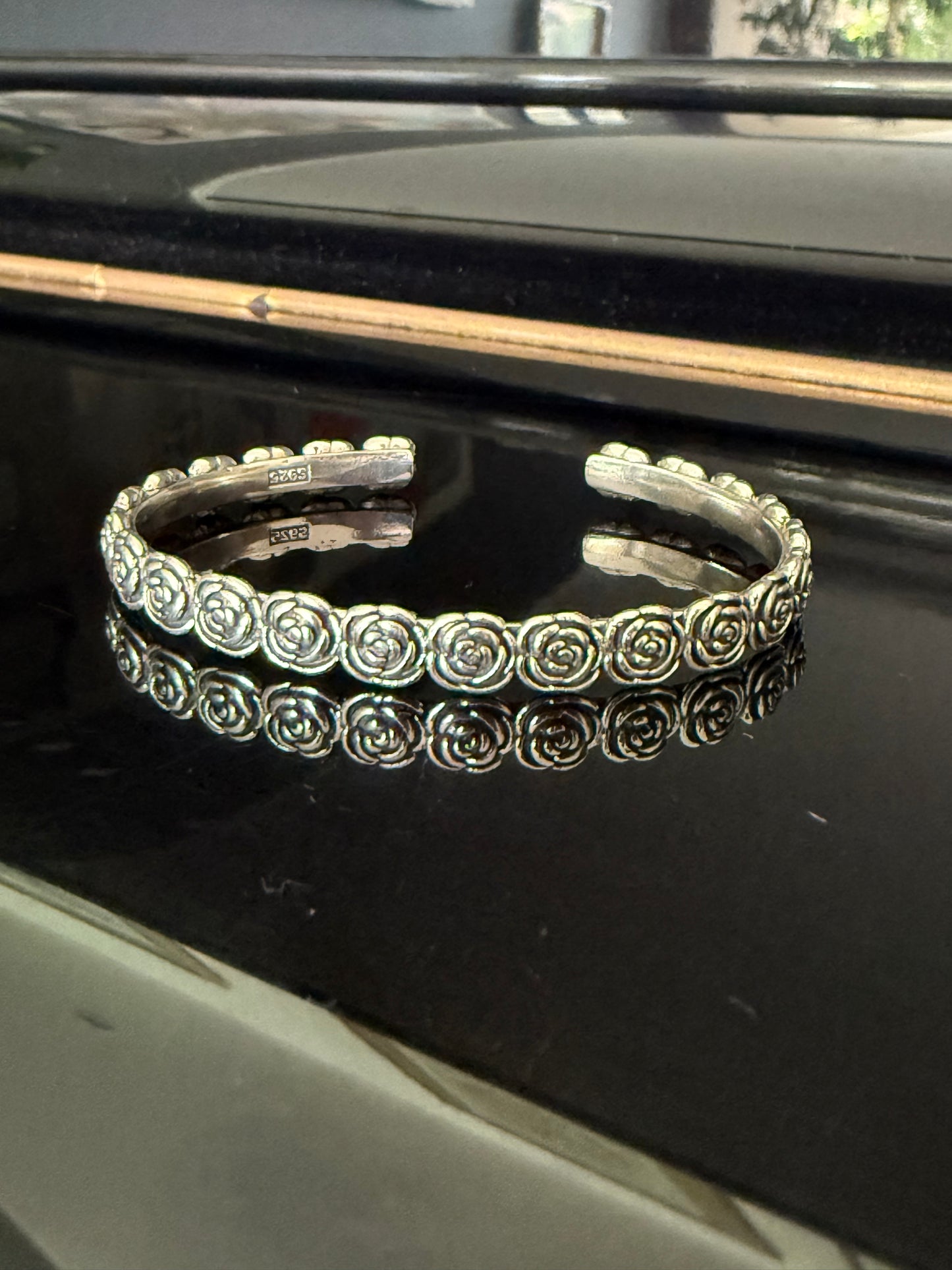 Esclava de plata flores