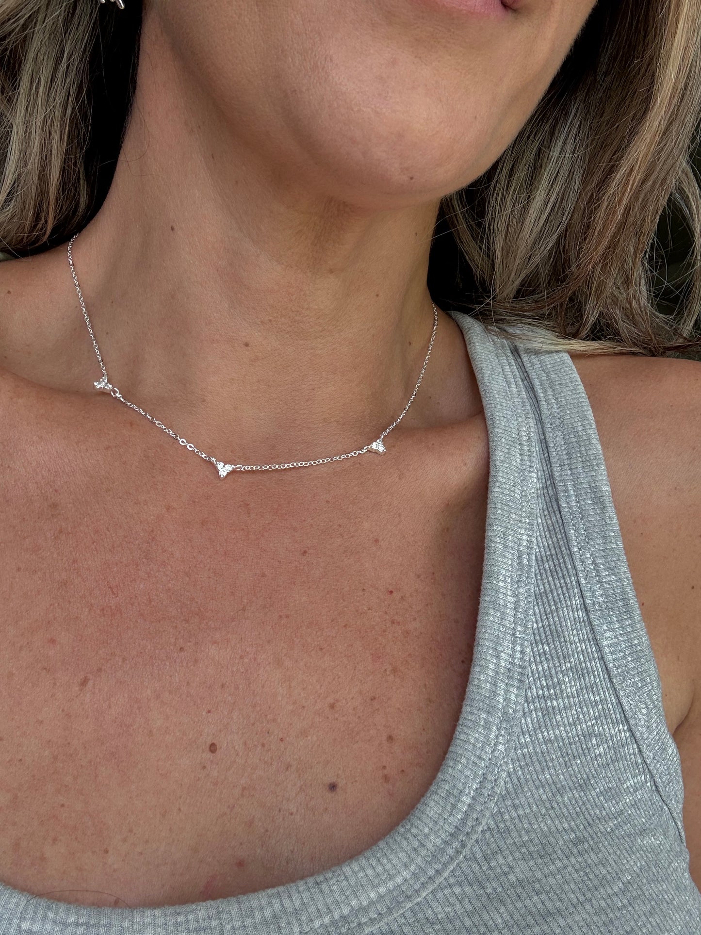 Collar Córdoba plateado