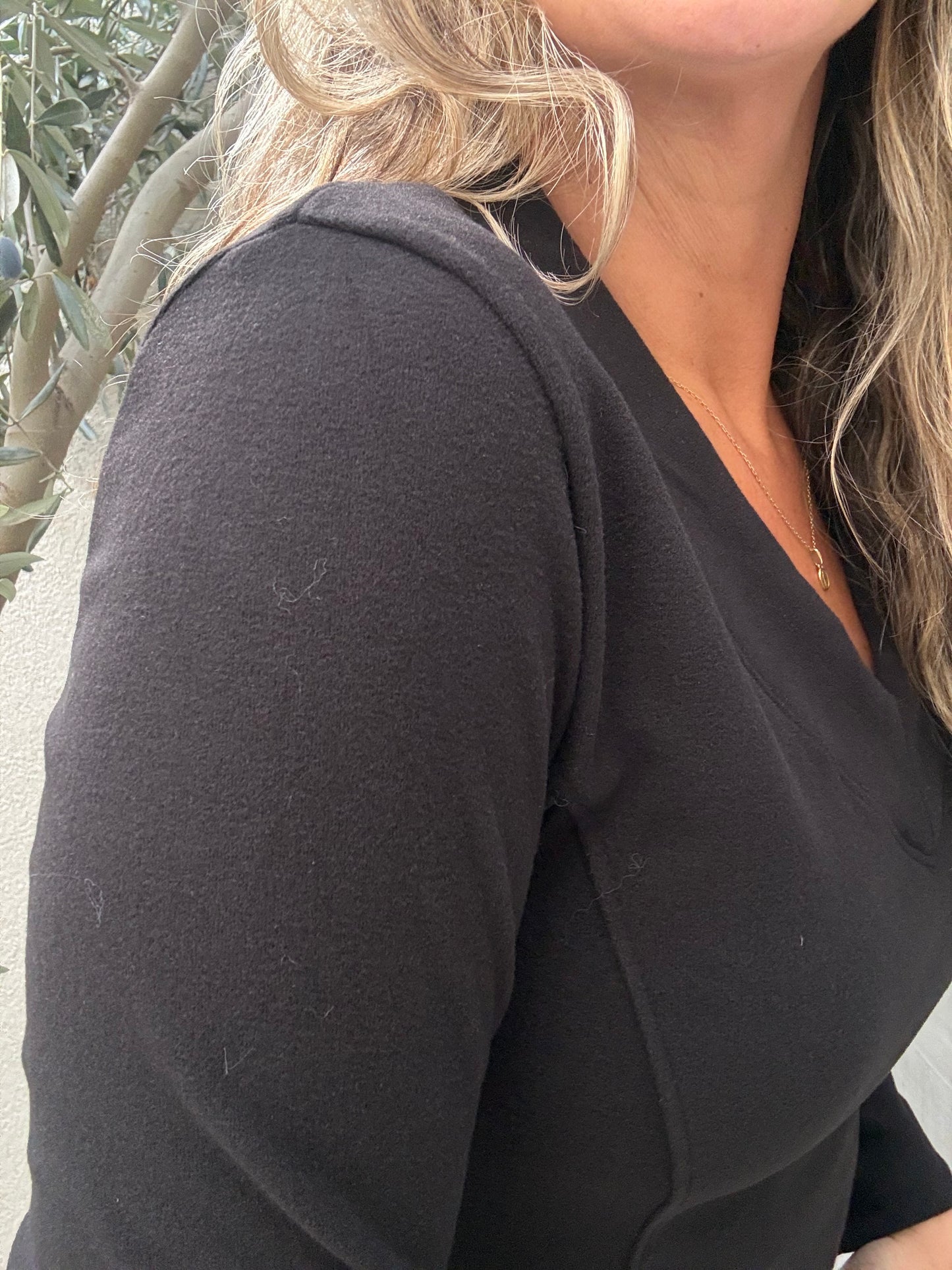 Polera Microfibra negra