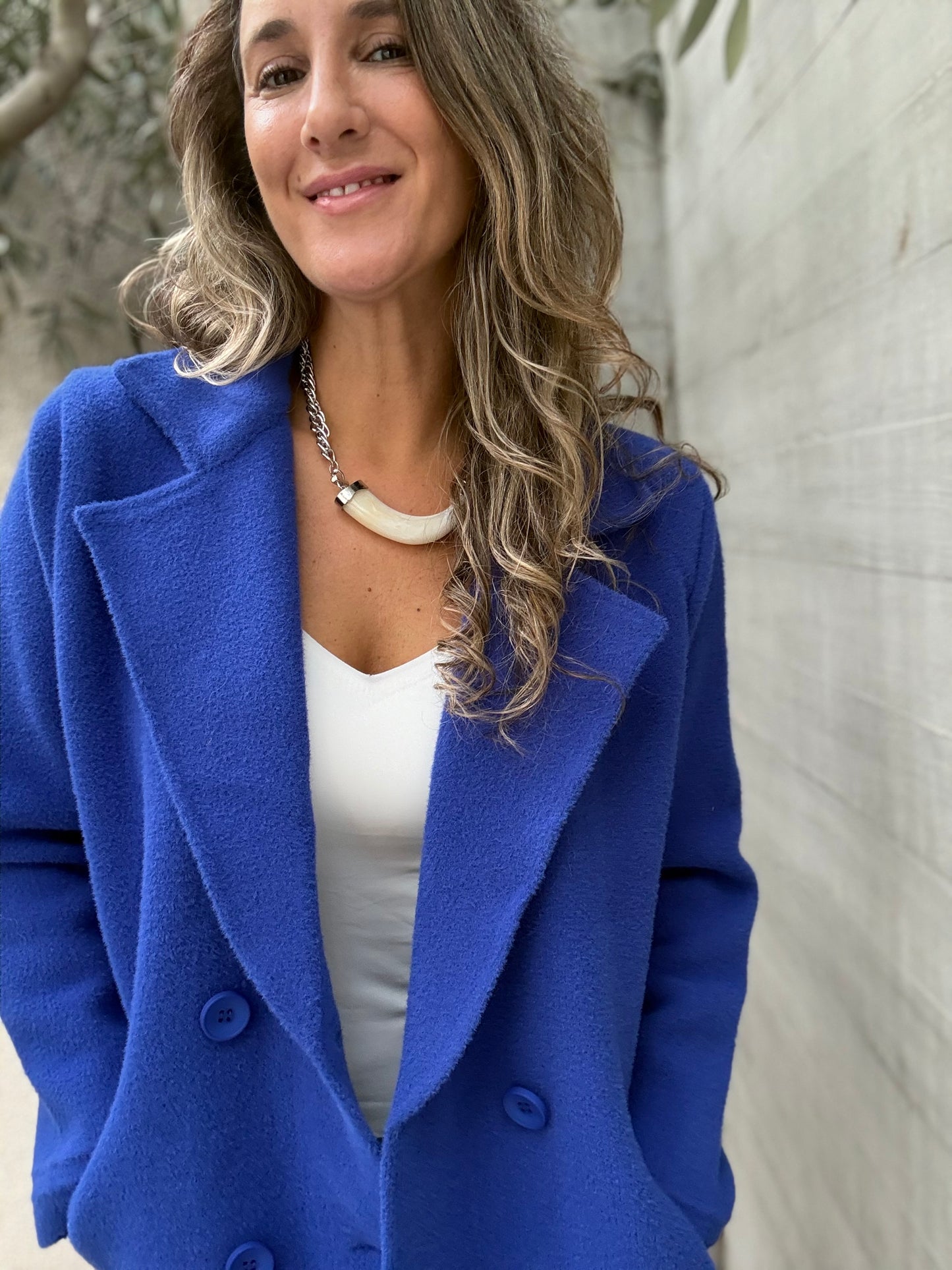 Abrigo Marbella azul