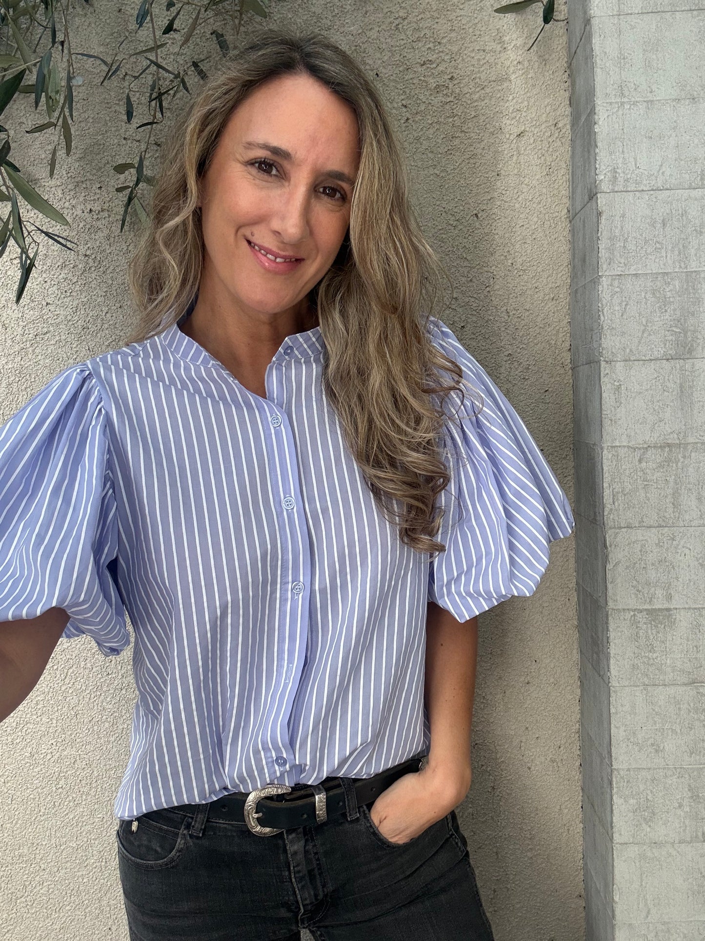 Blusa Salamanca celeste