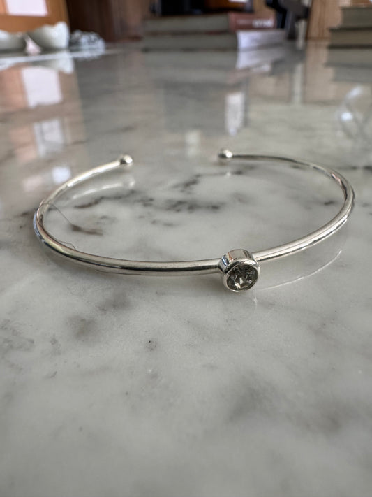 Pulsera nudo plateada