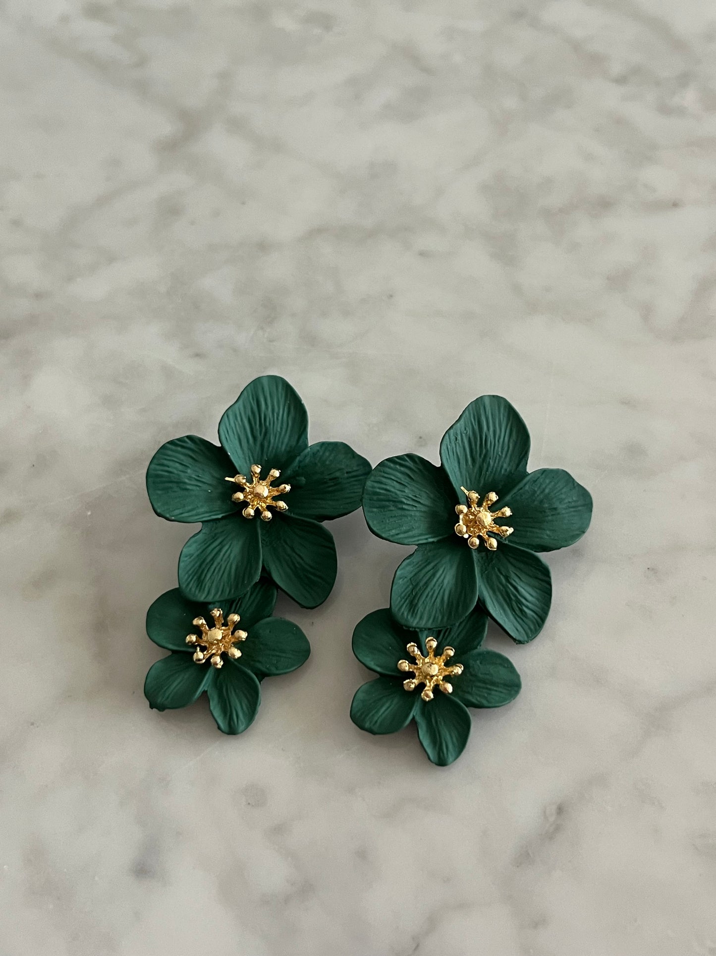 Aros Super flores verde