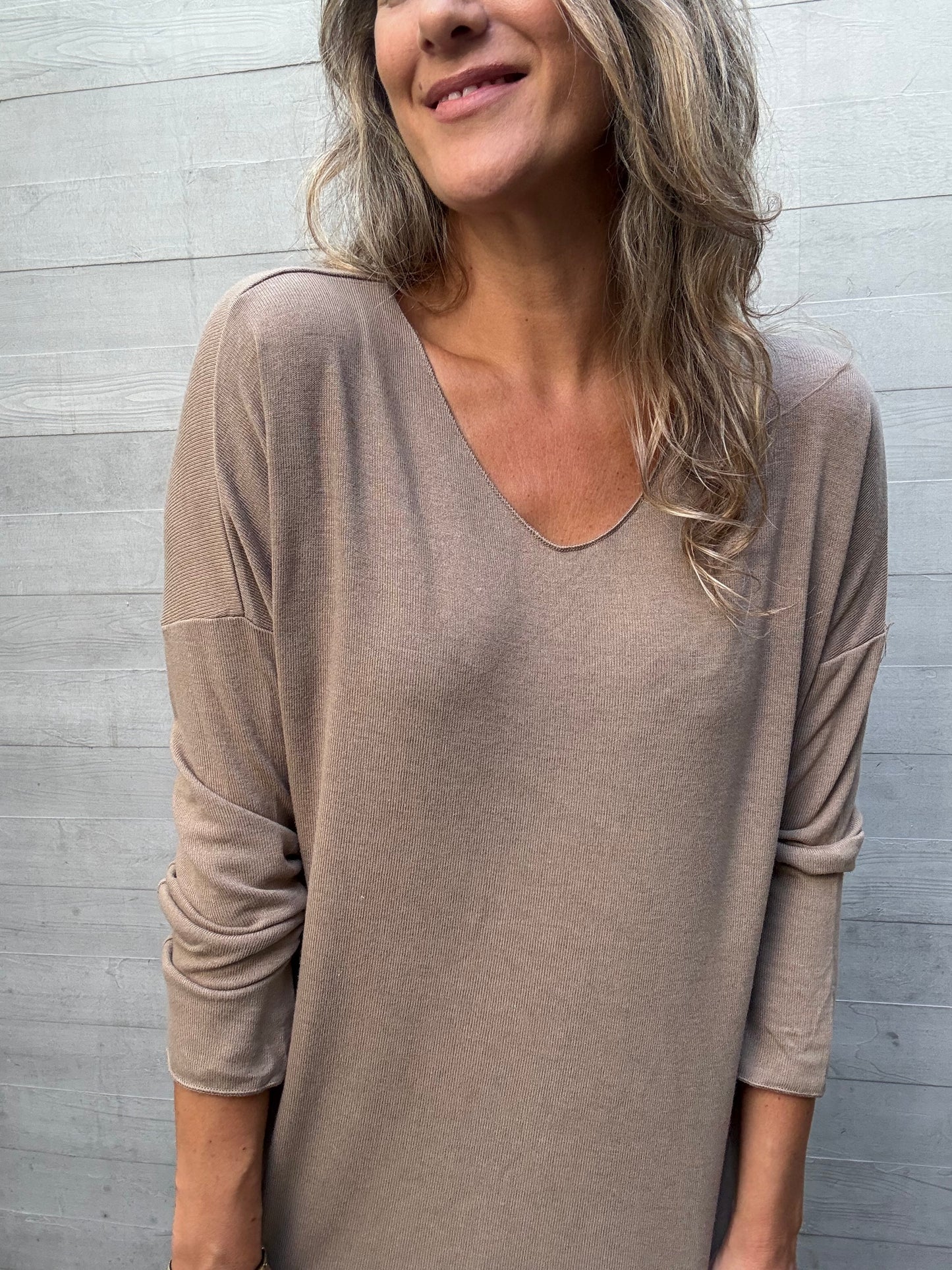 Polera Burgos beige