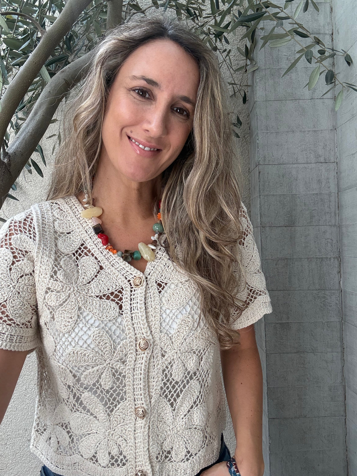 Chalequito cuenca beige