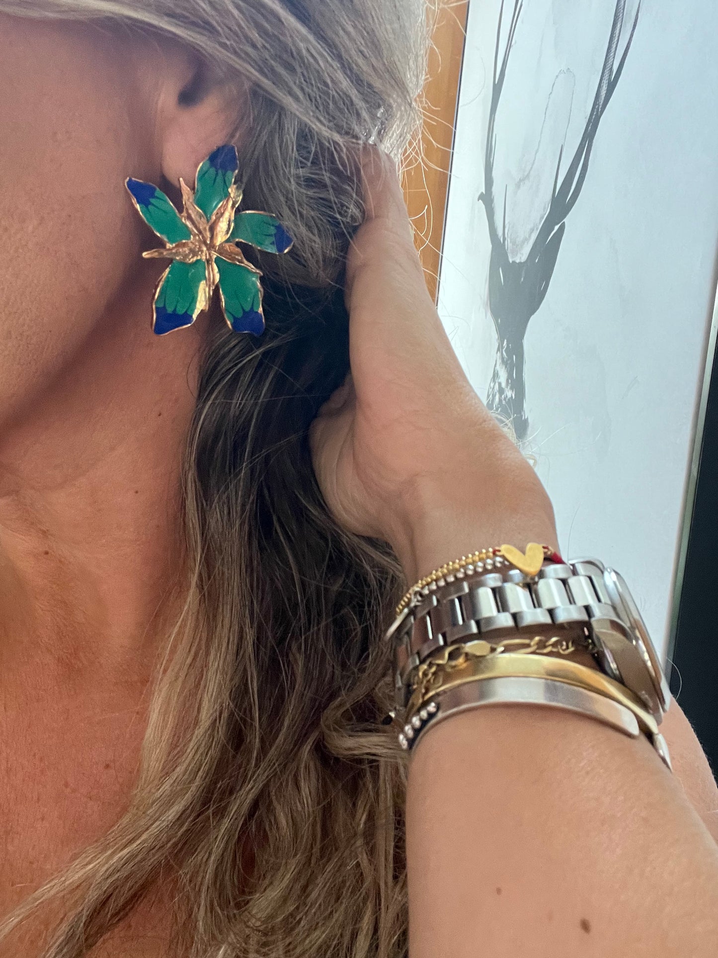 Aros Maxxi Flor calipso