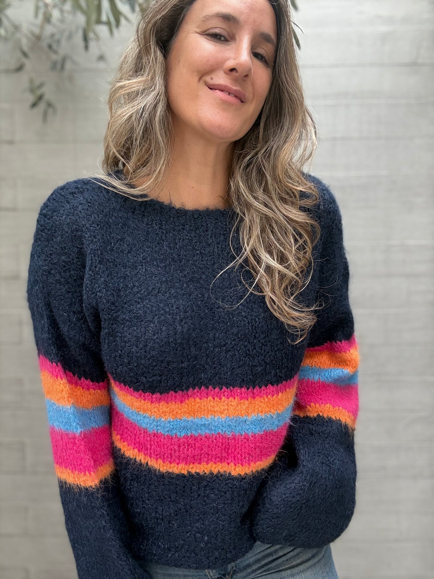 Sweater Colores azul