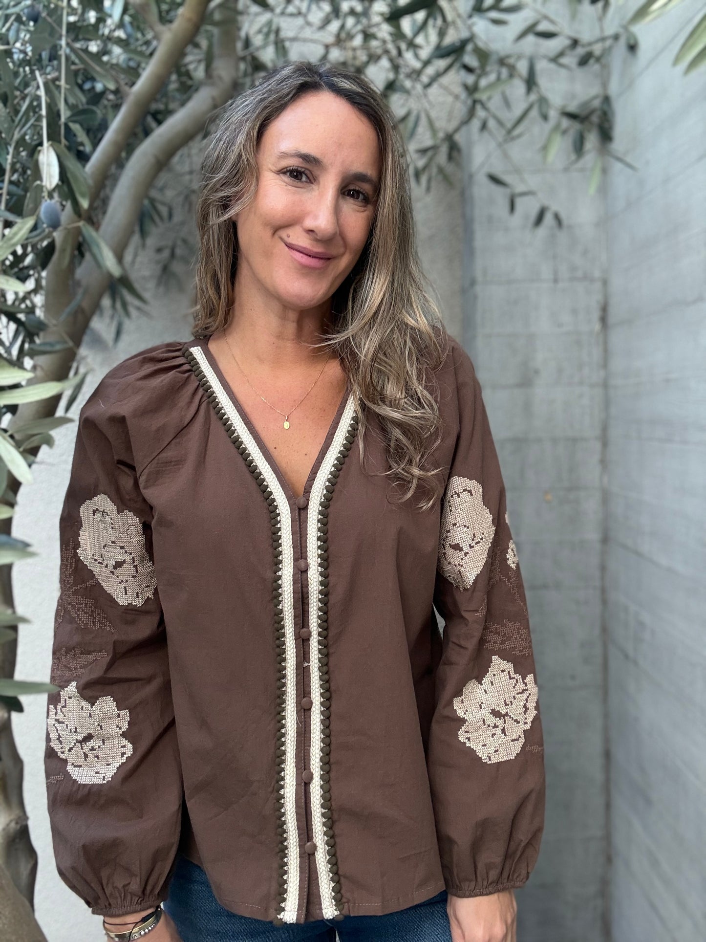 Blusa Oviedo Café