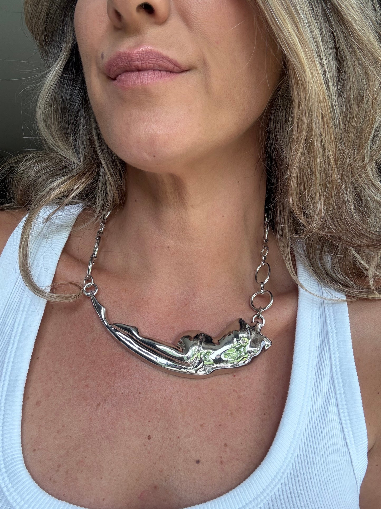 Collar Mujer Plateado