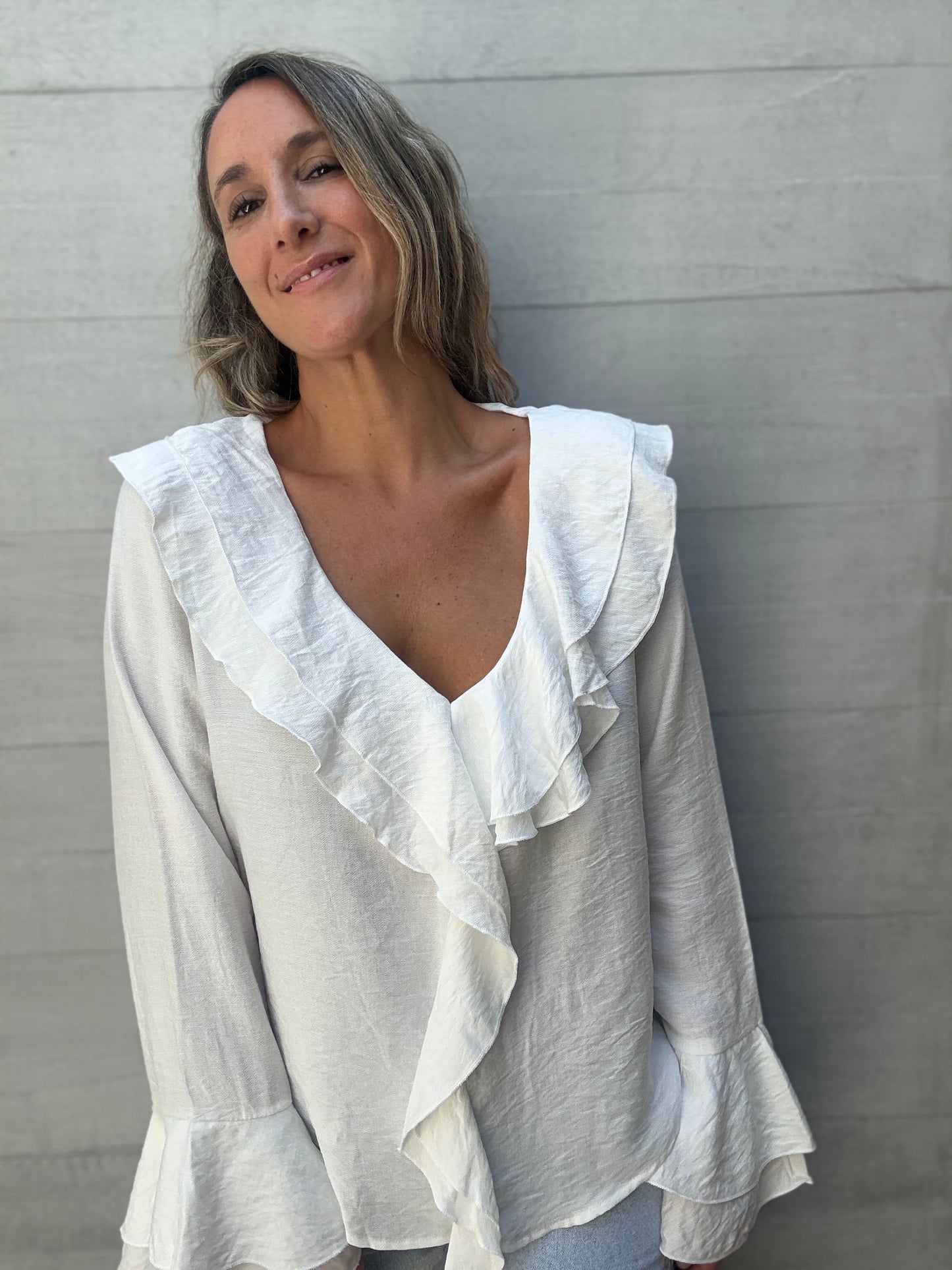 Blusa Getafe blanca