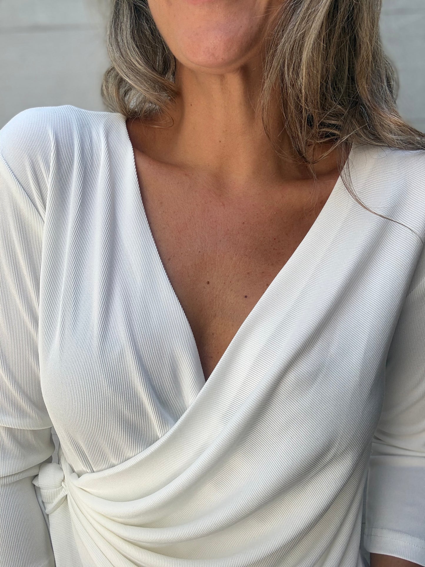 Polera Badajoz blanca