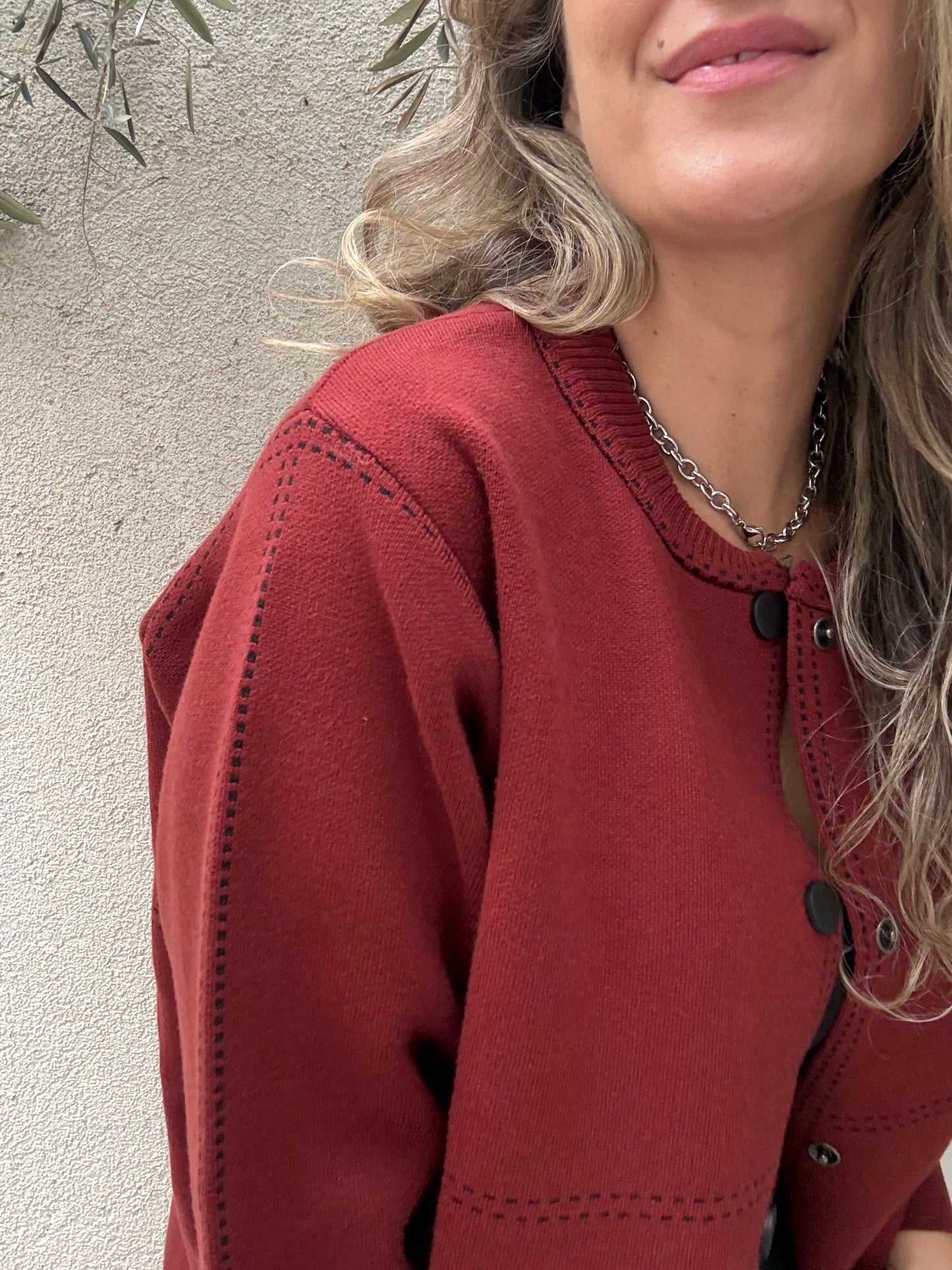 Chaqueta burgos burdeo