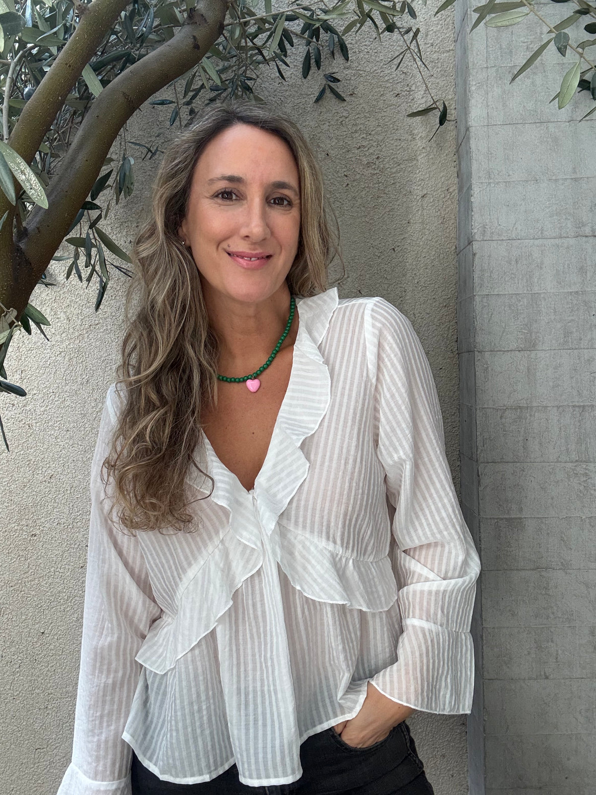 Blusa Portugal blanca