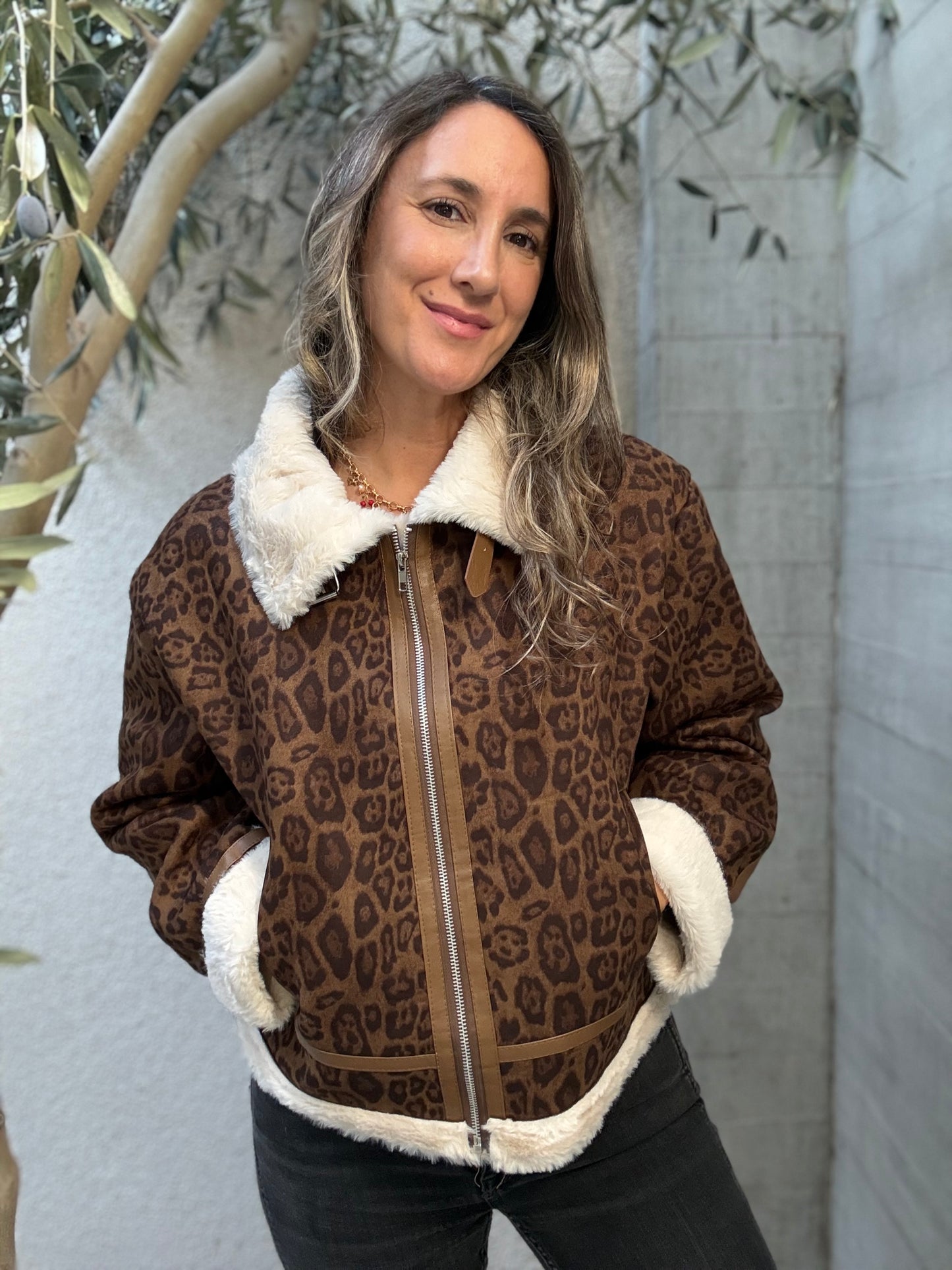 Chaqueta chiporro camel