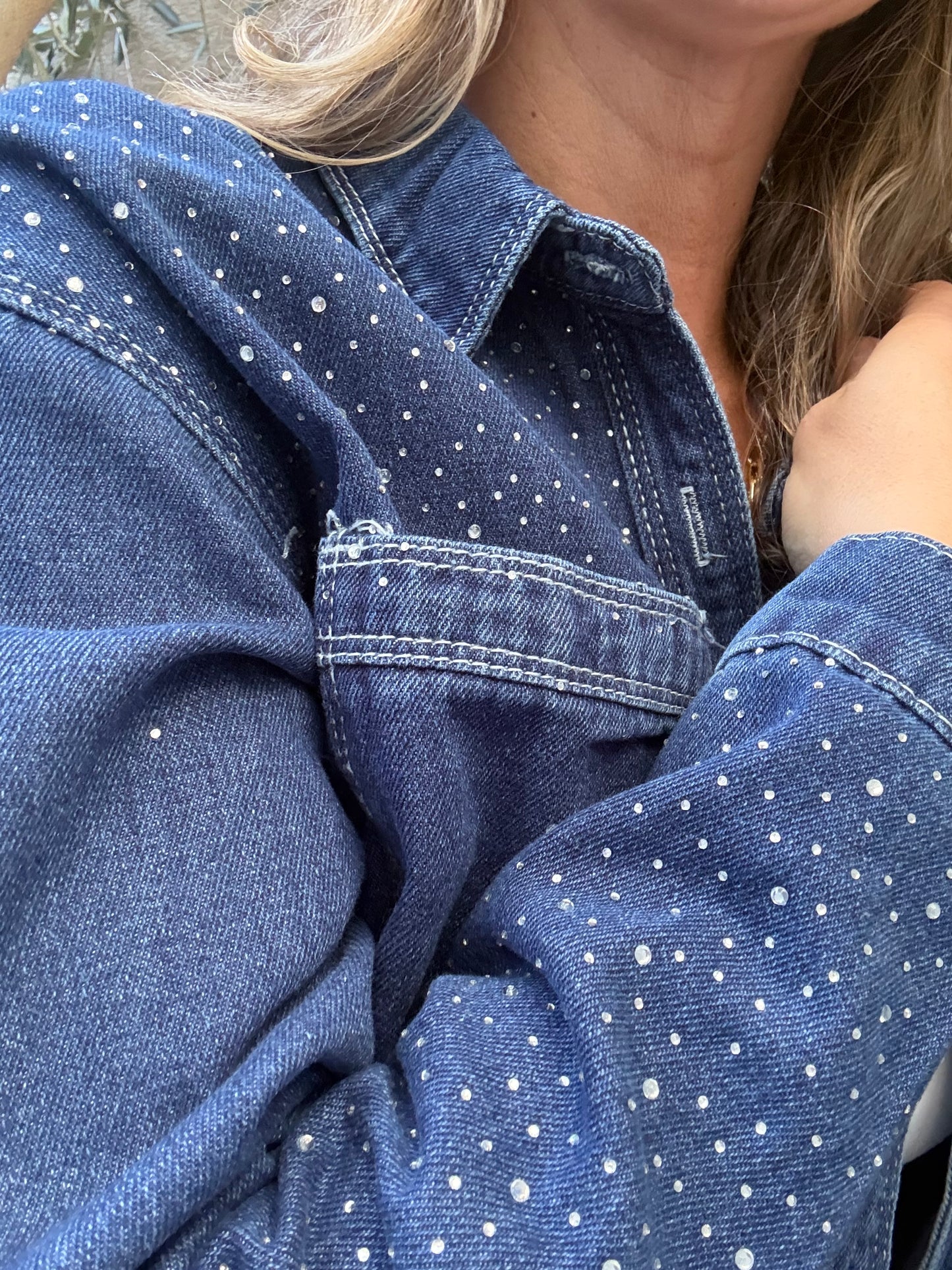 Camisa jeans Girona azul