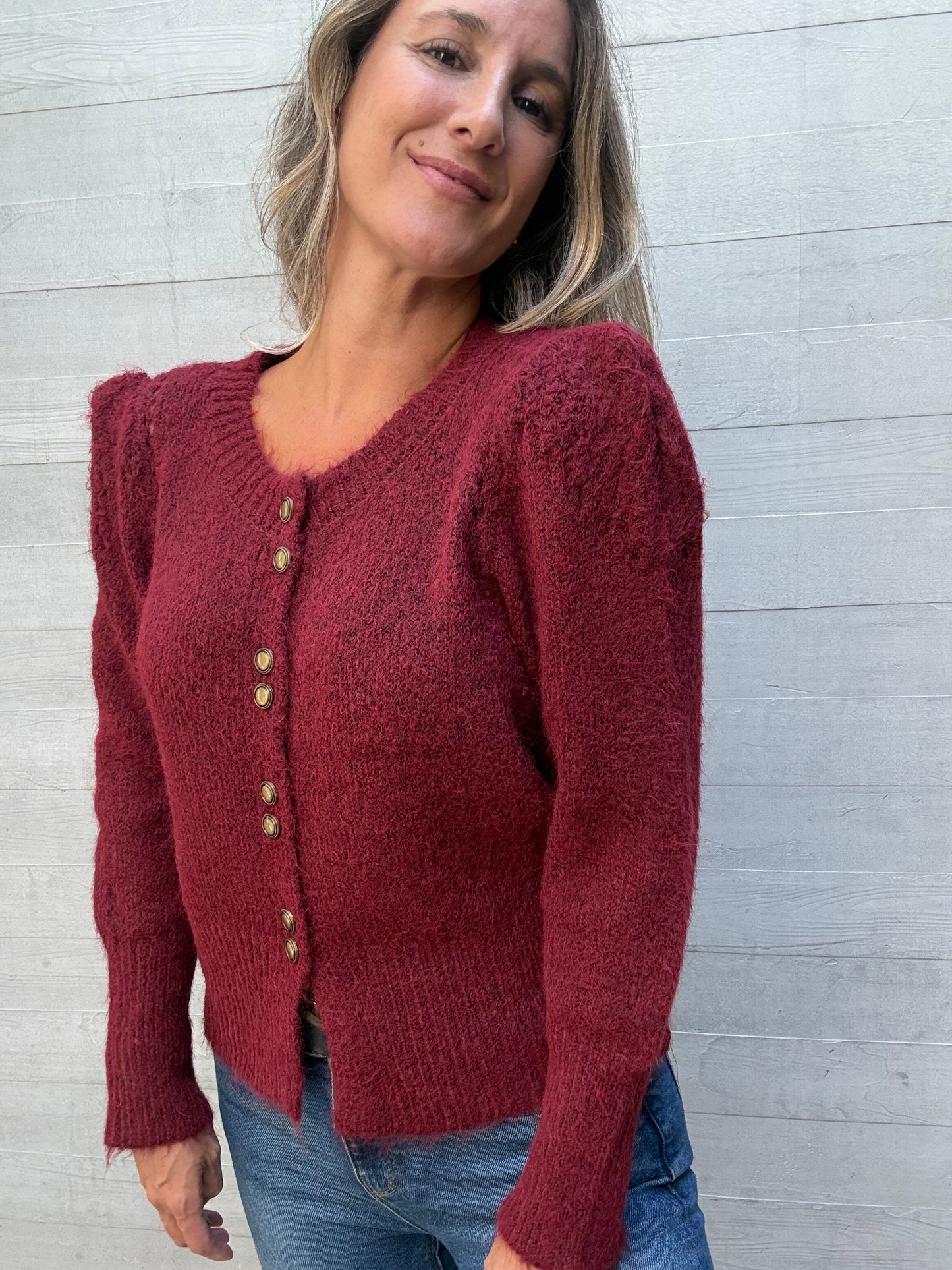 Sweater Girona burdeo