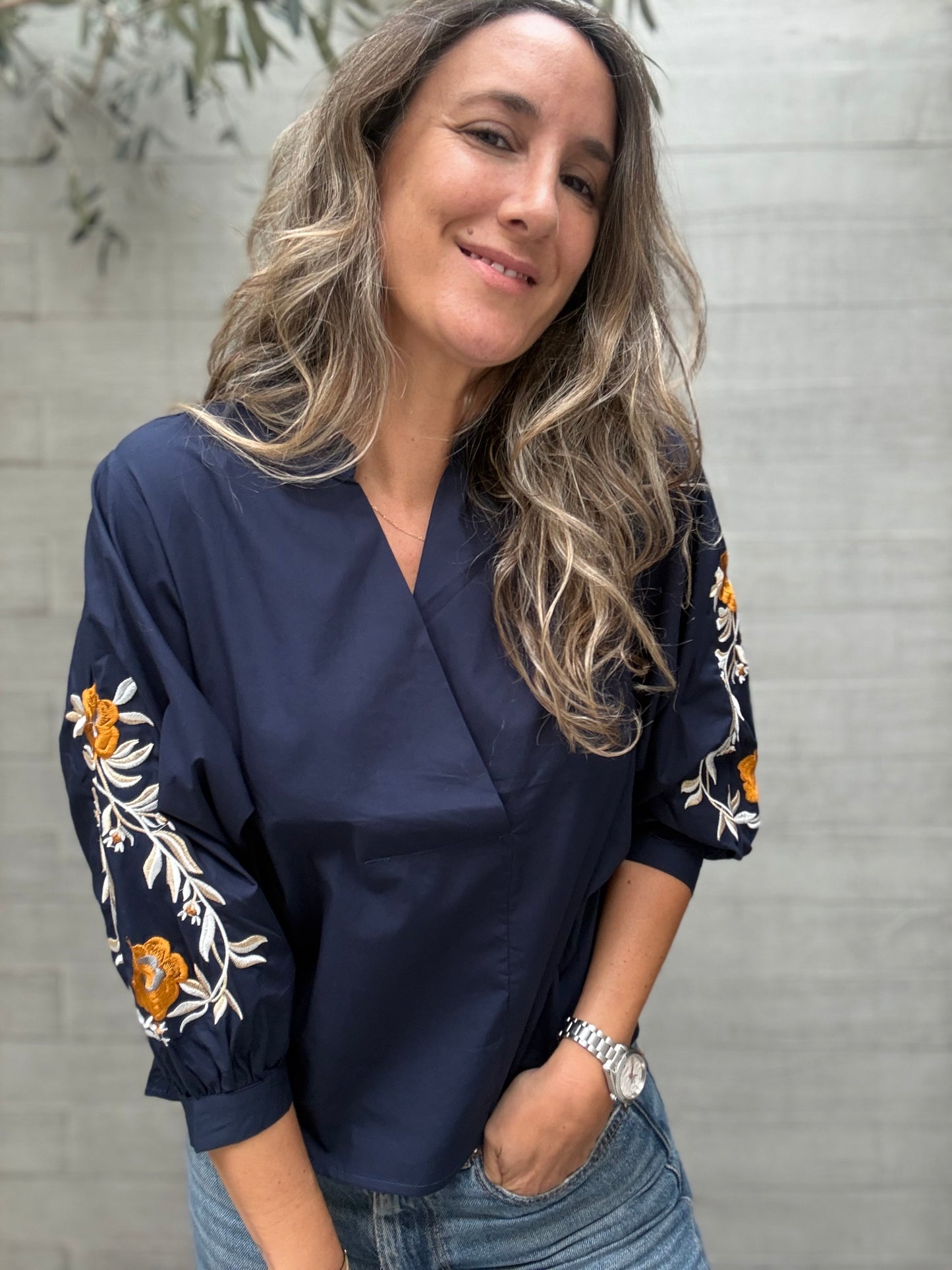Blusa Frida azul