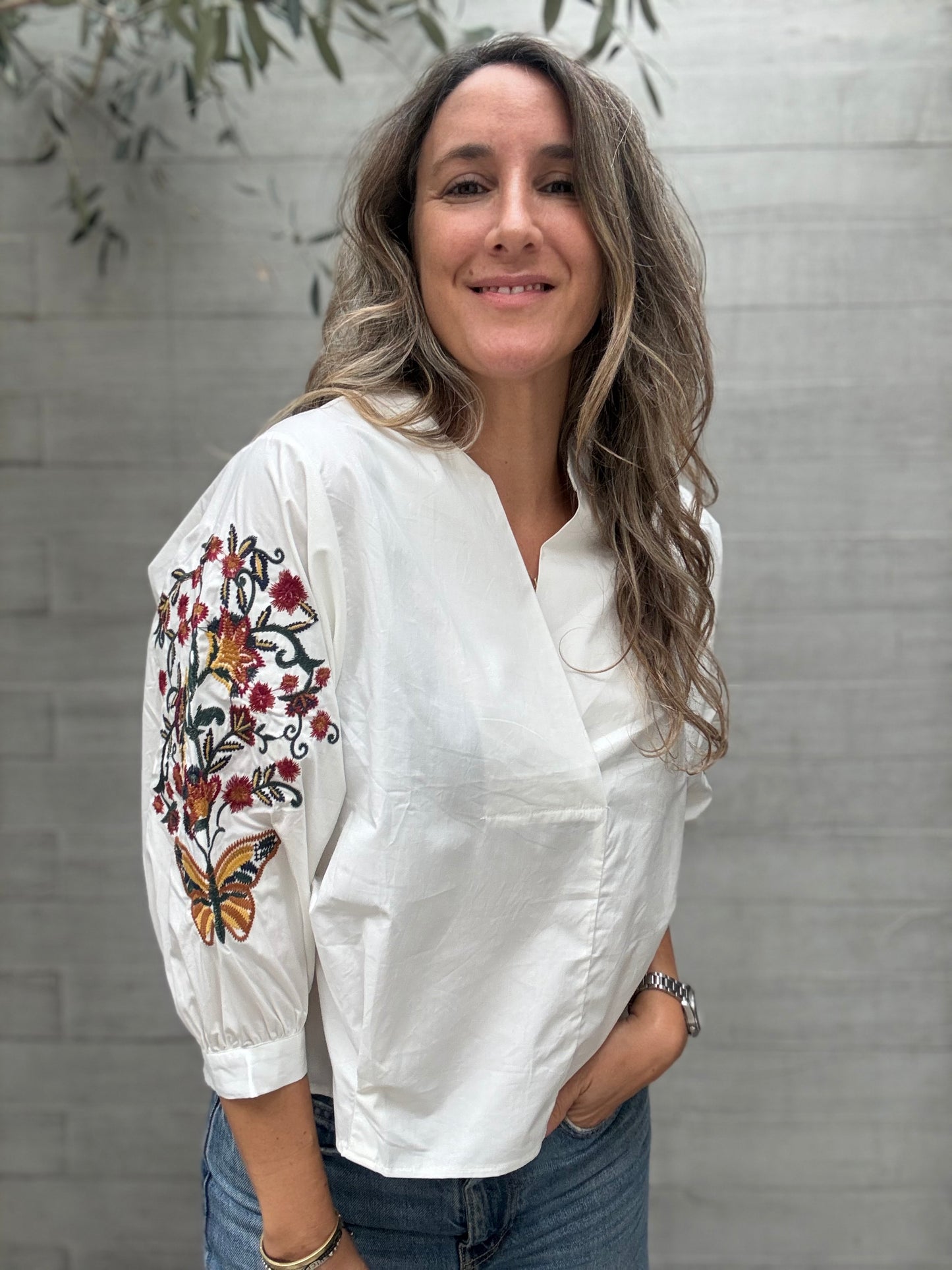 Blusa Frida blanca