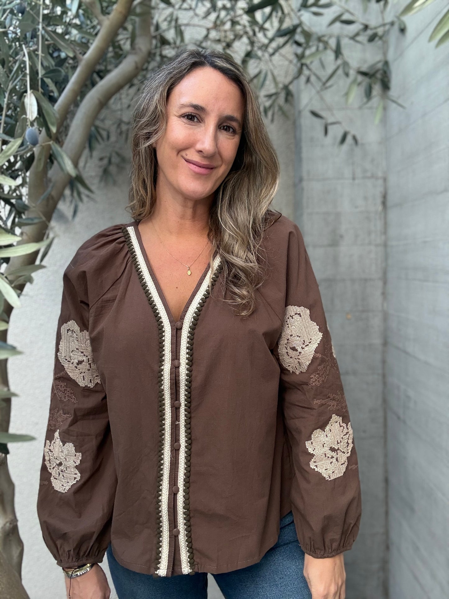 Blusa Oviedo Café