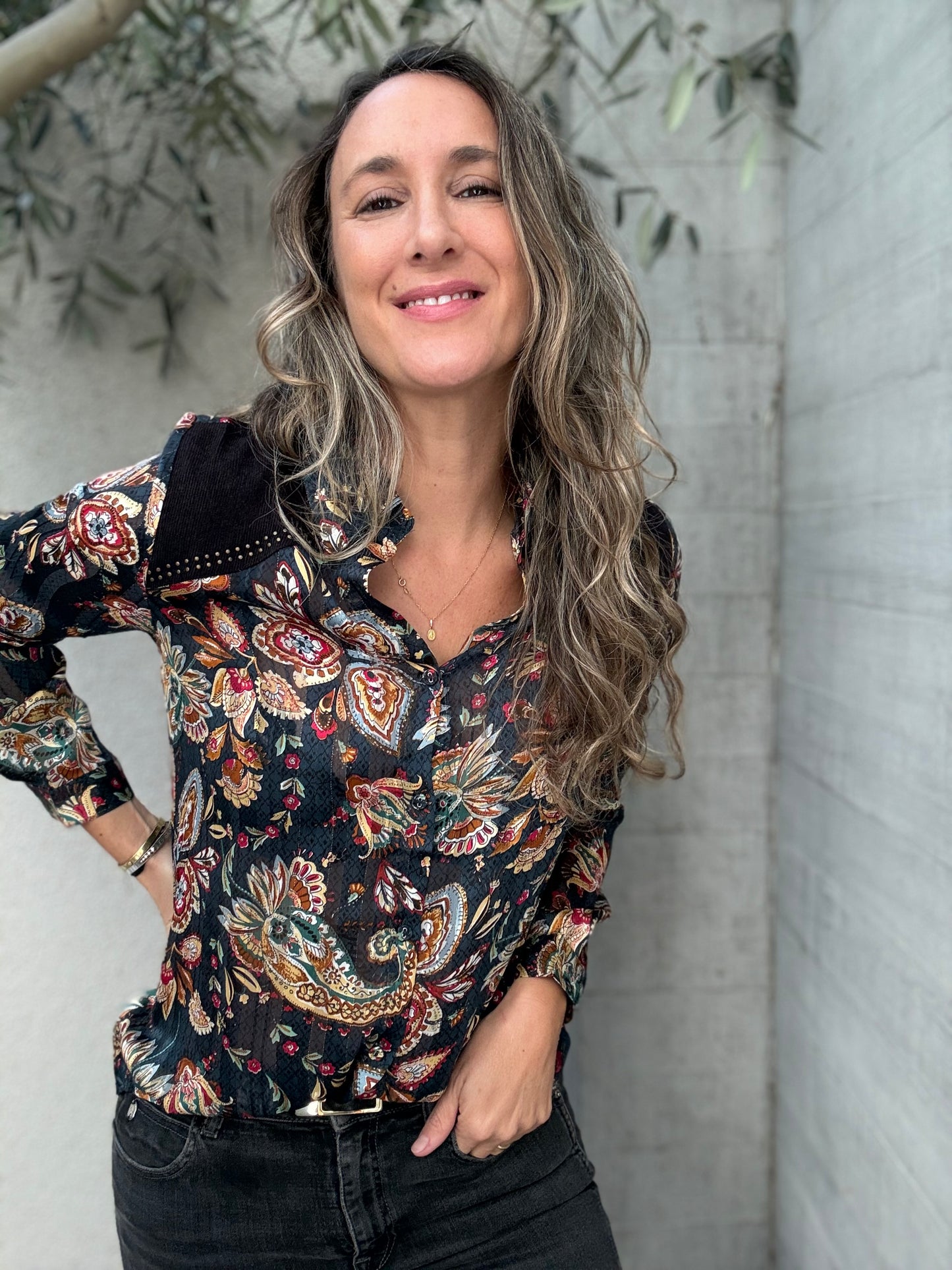 Blusa Marrueco azul