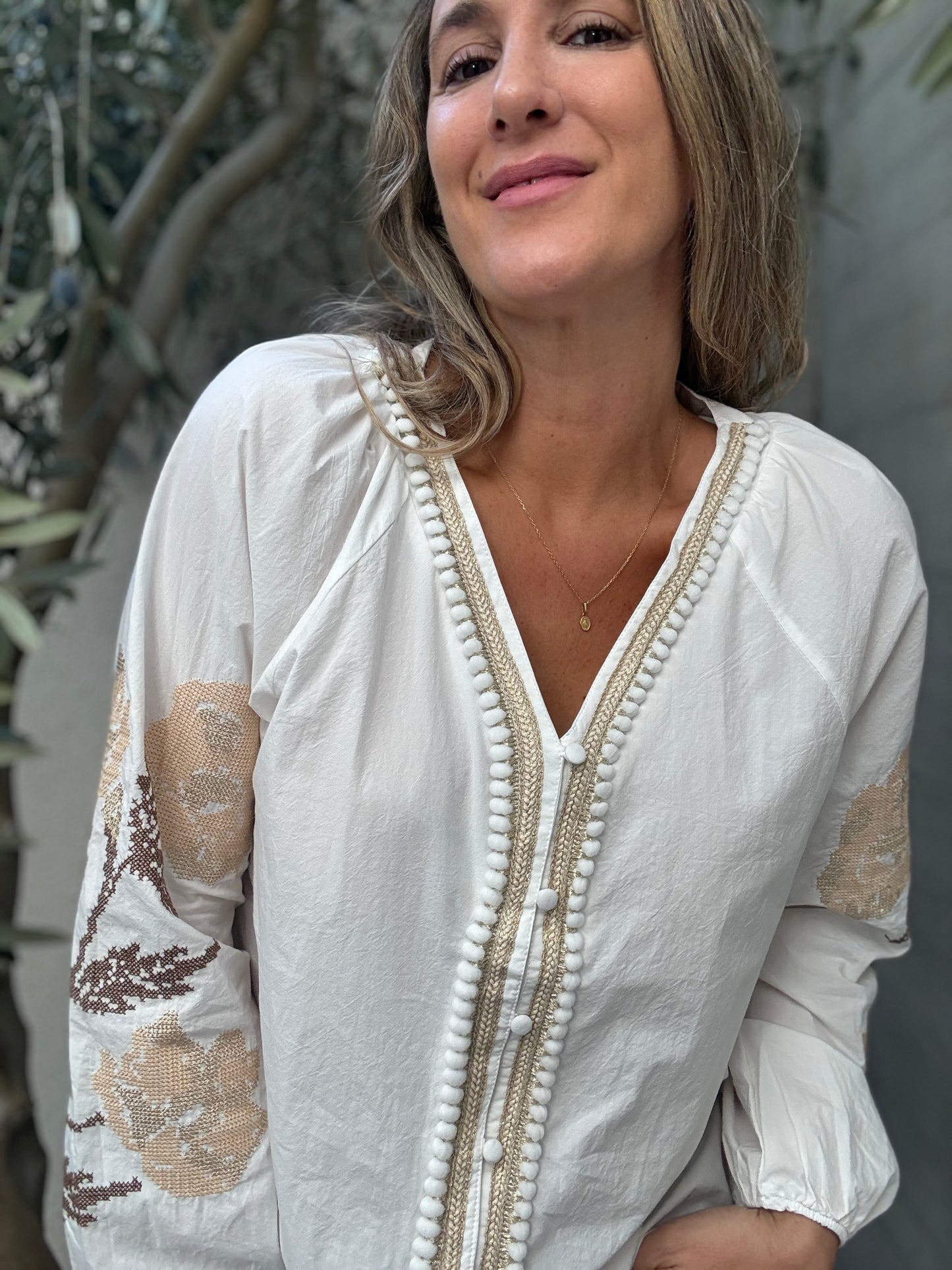 Blusa Oviedo blanca