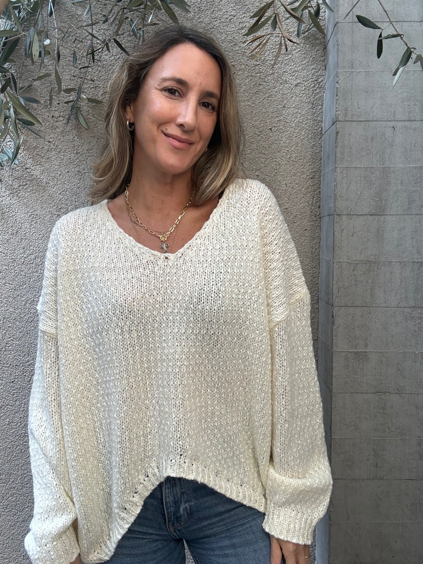 Sweater Llanes crudo