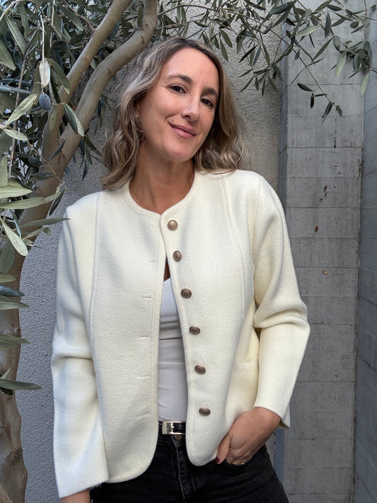 Chaqueta Palma crudo