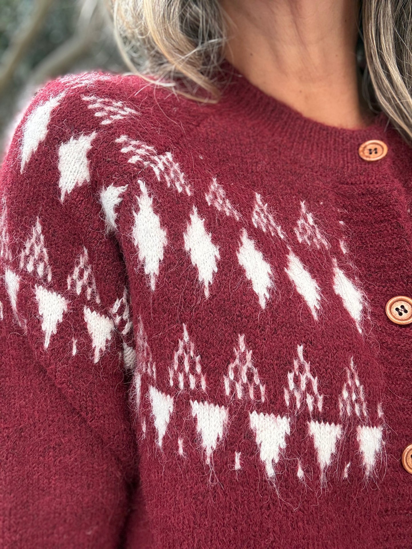 Sweater Cuenco burdeo