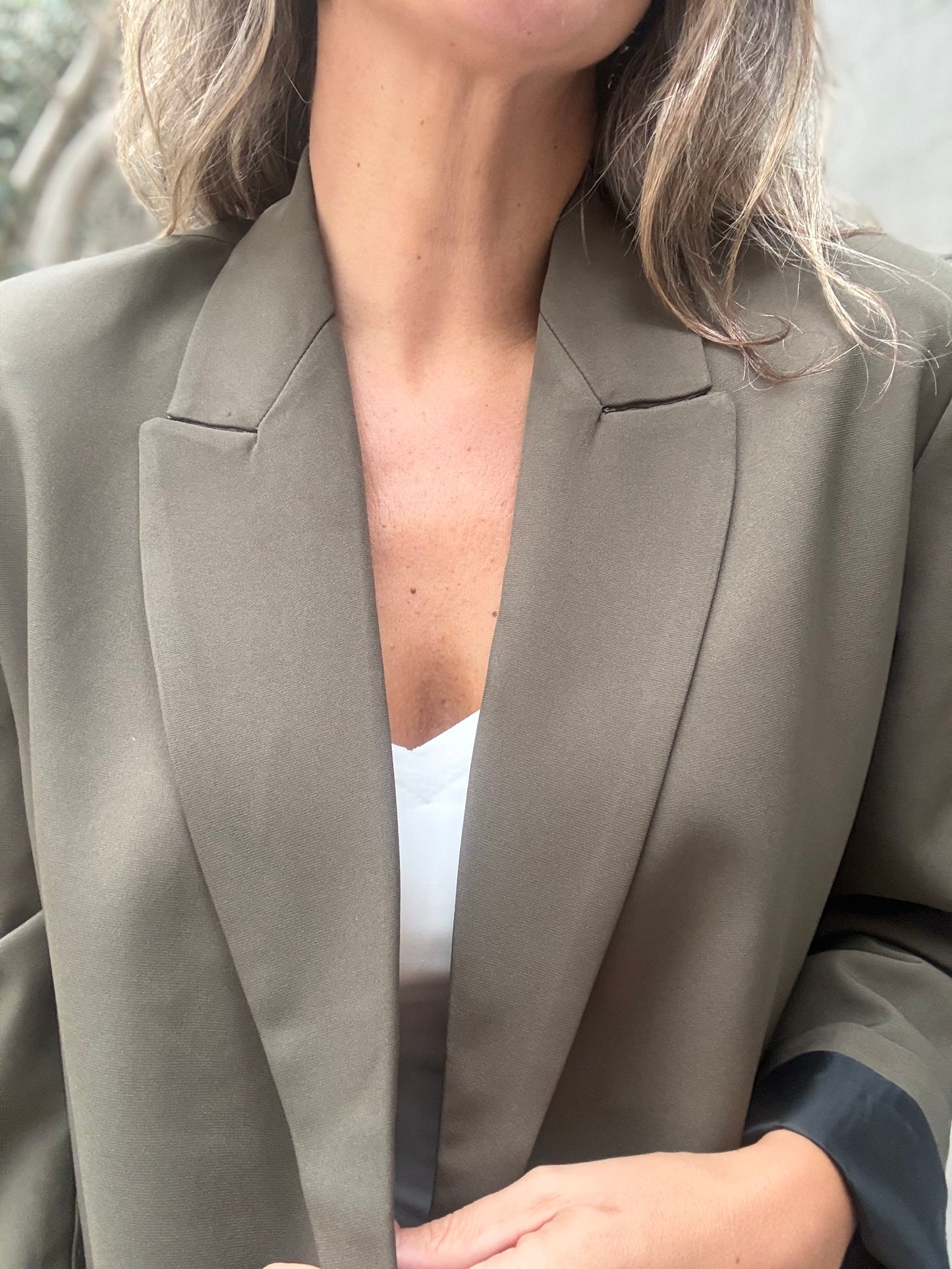 Blazer sastrero verde