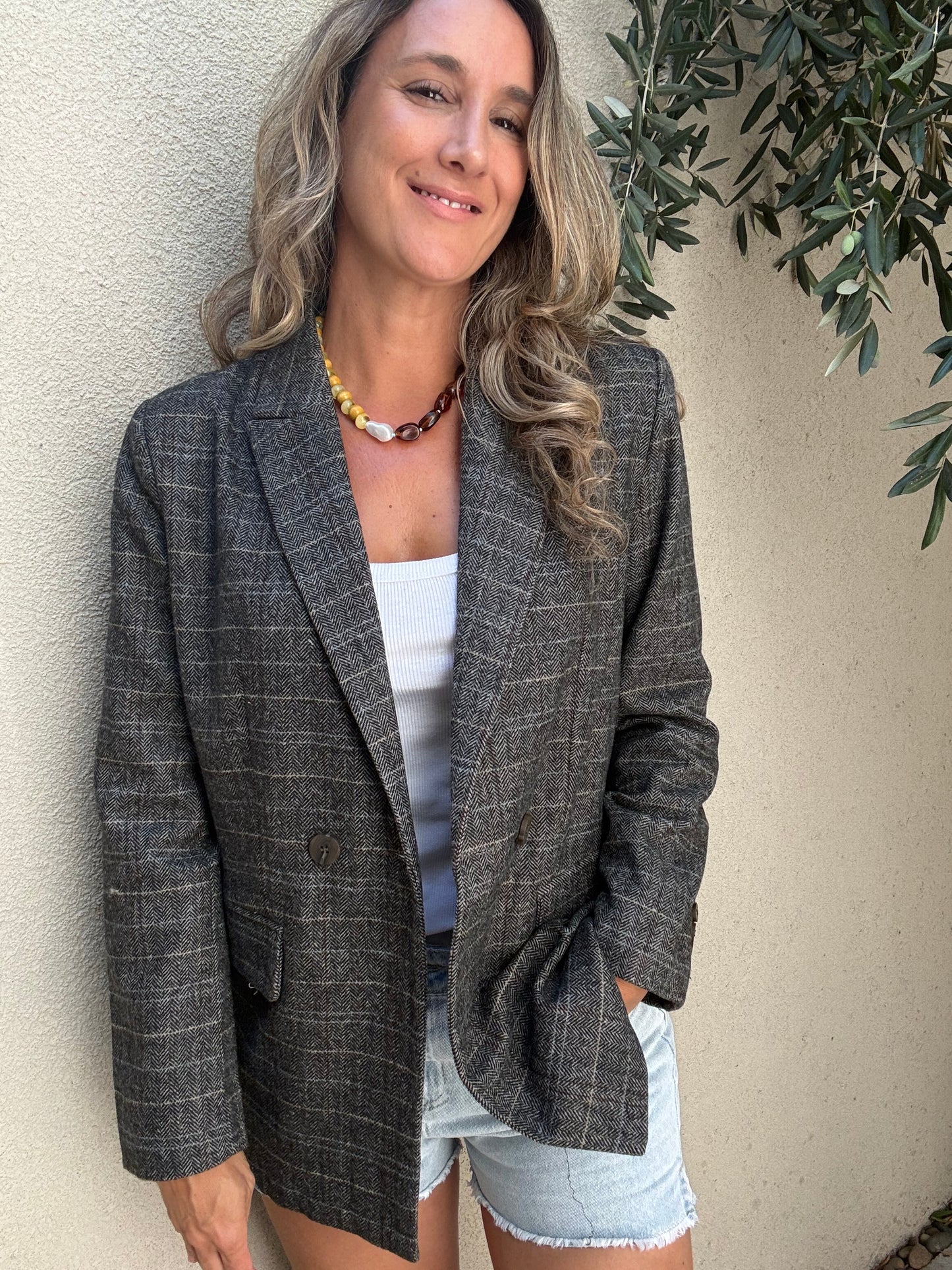 Blazer Inglés gris