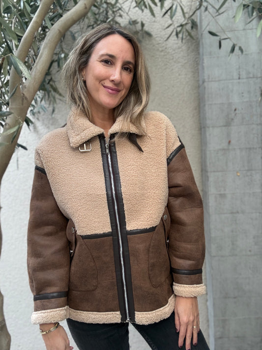 Chaqueta Zaragoza café