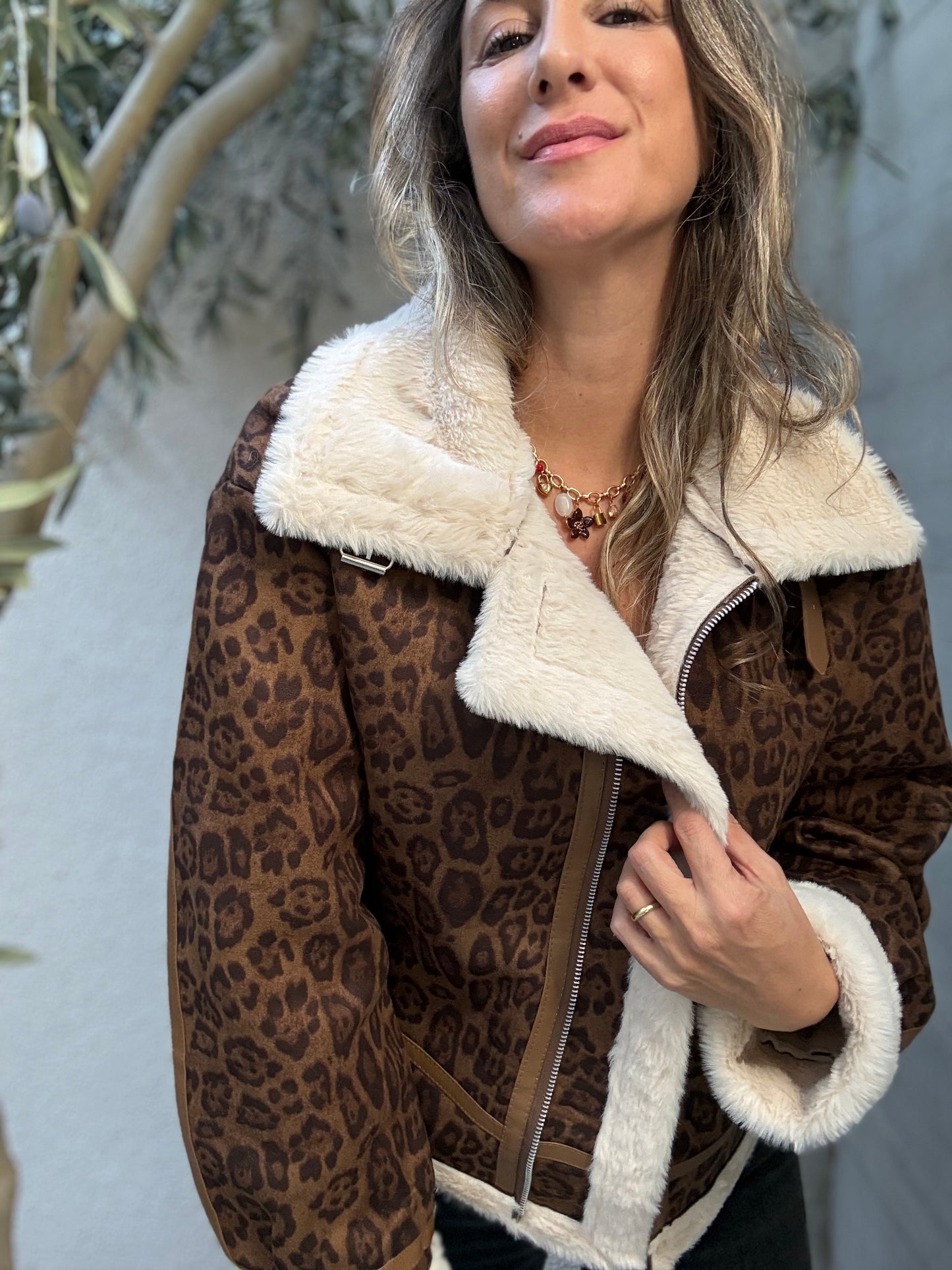Chaqueta chiporro camel