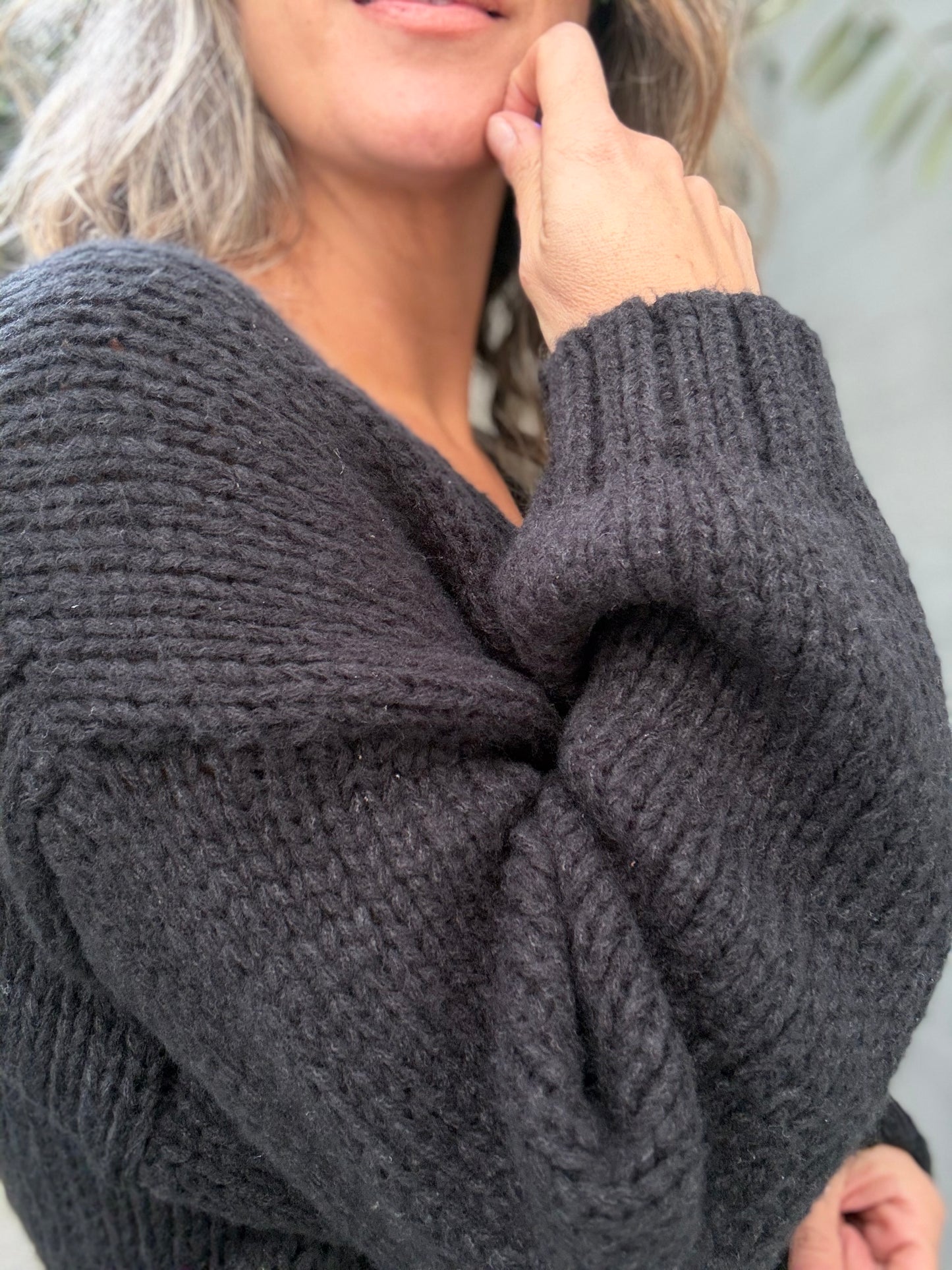 Sweater Compostela negro