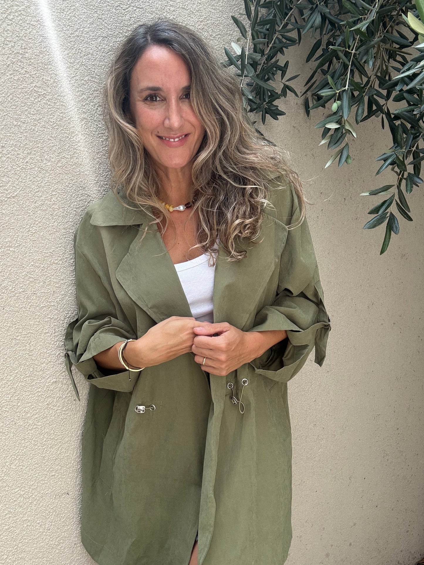Trench Tuy verde