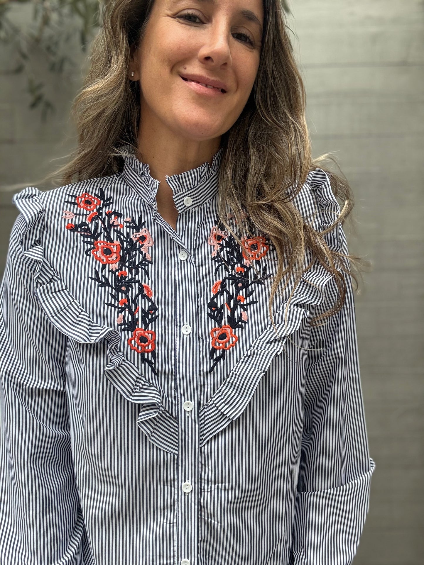 Blusa Getafe azul oscuro