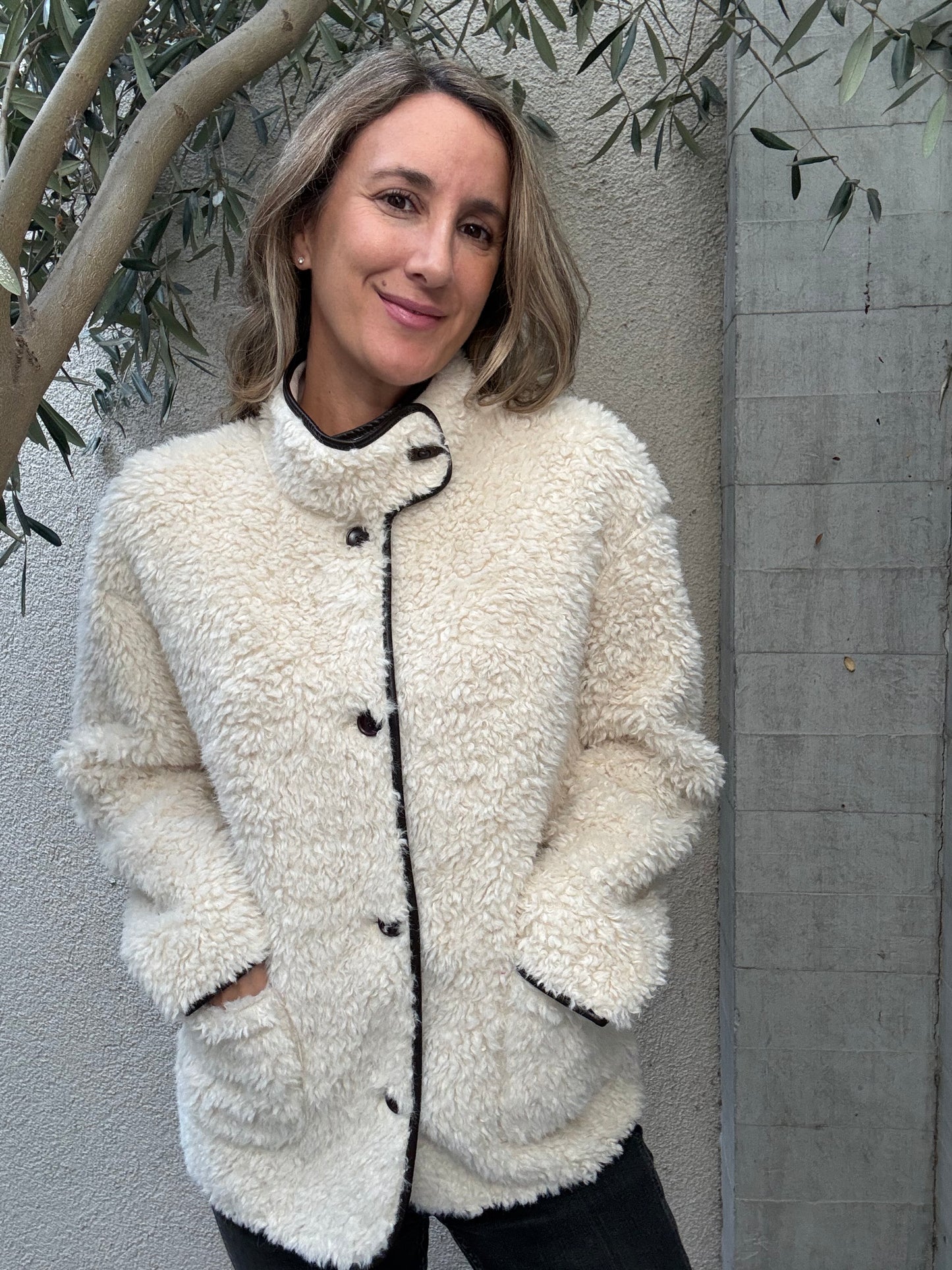Chaqueta Borrero Beige