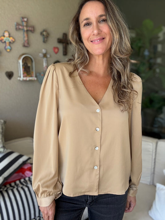 Blusa Toledo dorada