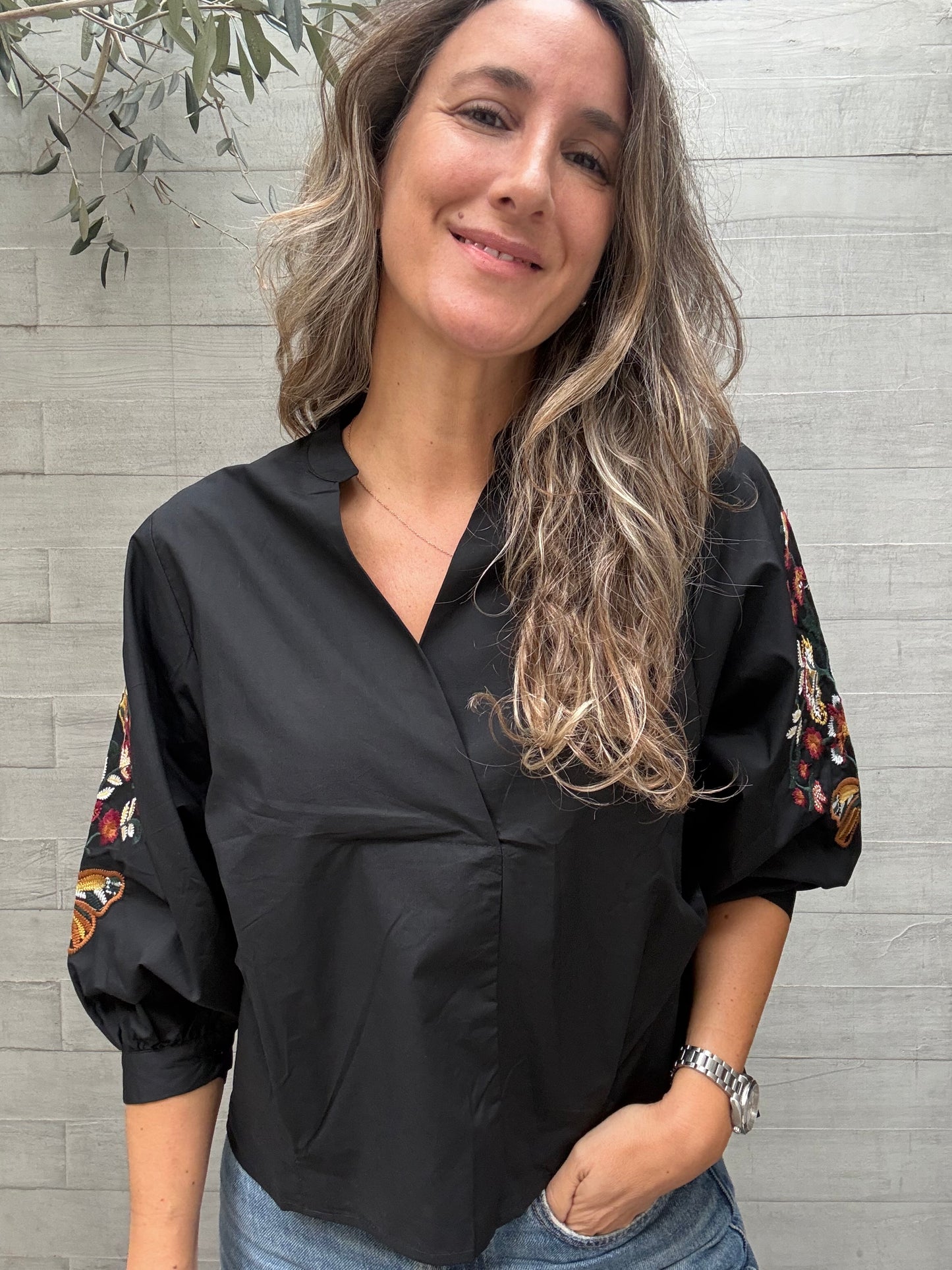Blusa Frida negra