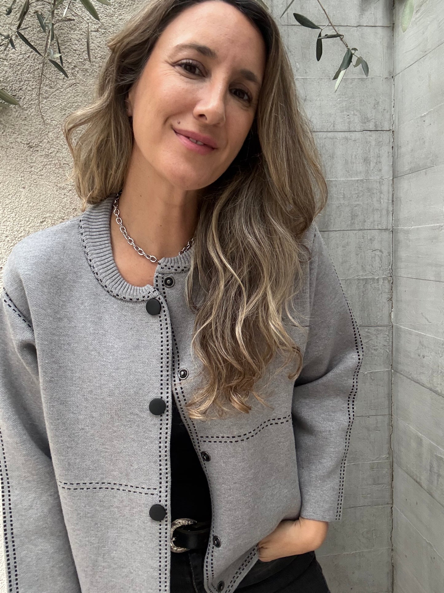 Chaqueta burgos gris