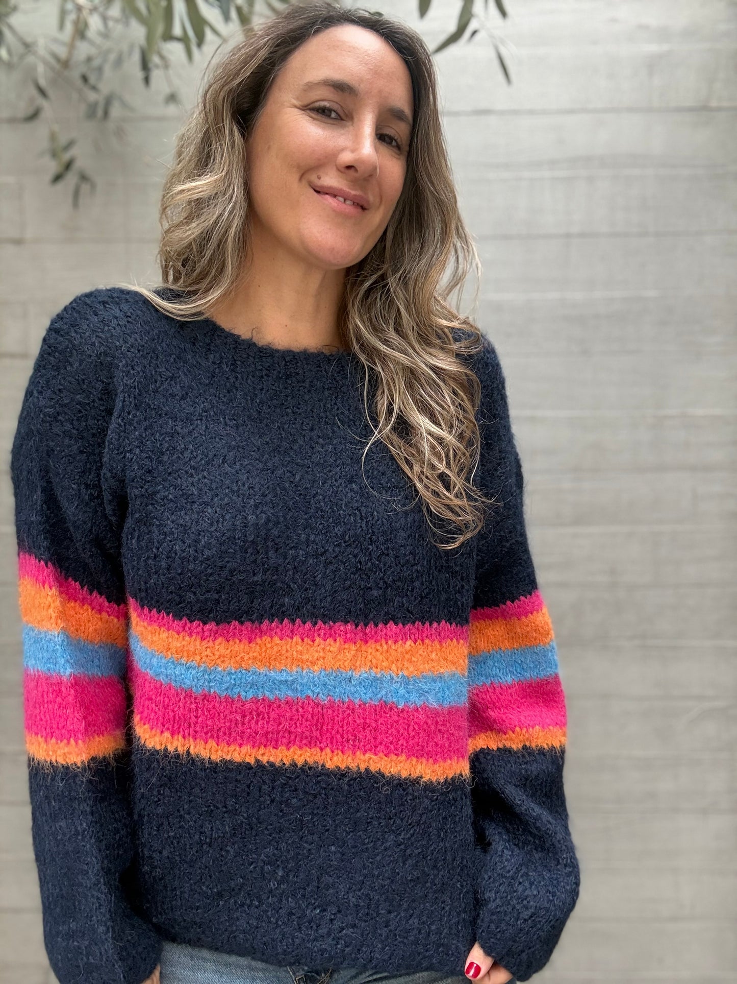 Sweater Colores azul