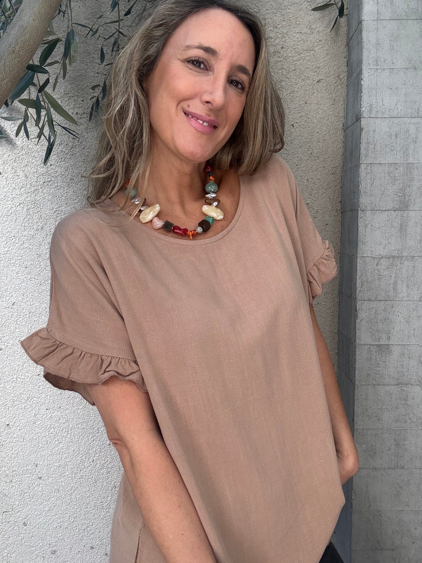 Polera Ibiza camel