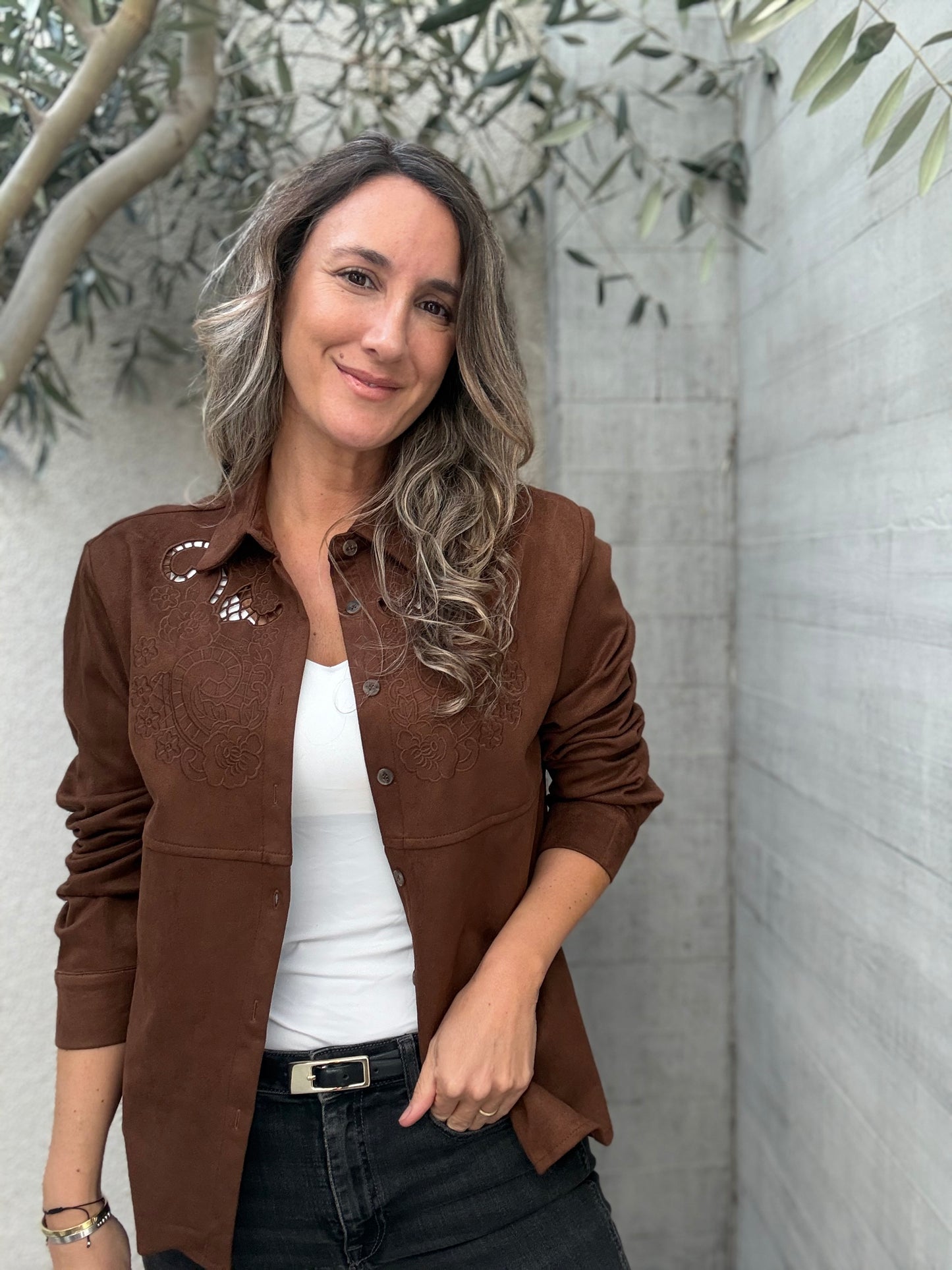 Sobrecamisa Coruña camel