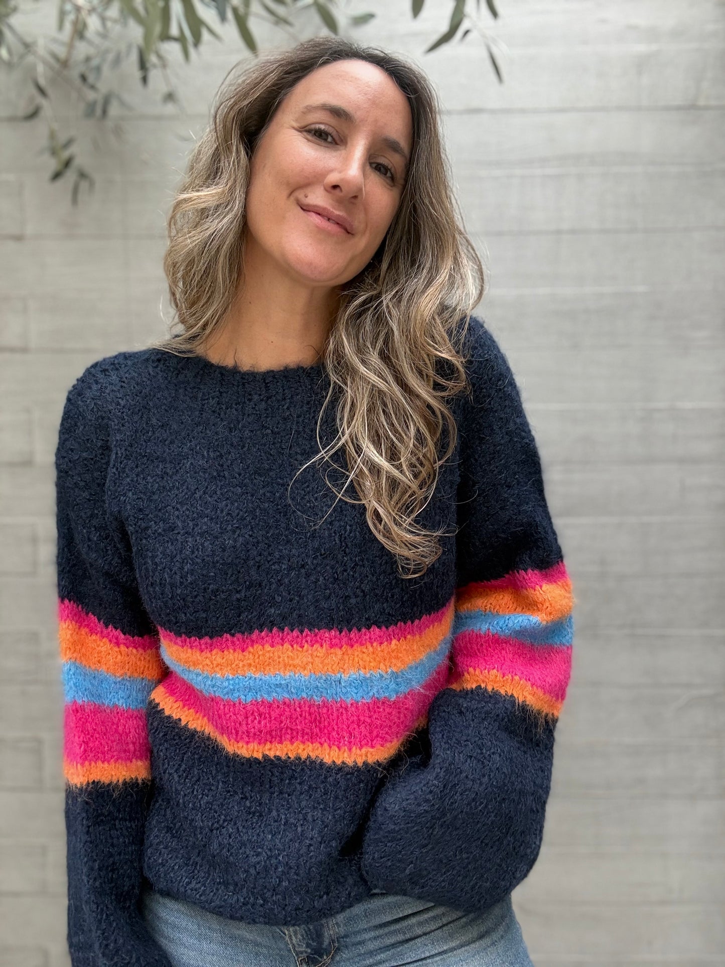 Sweater Colores azul