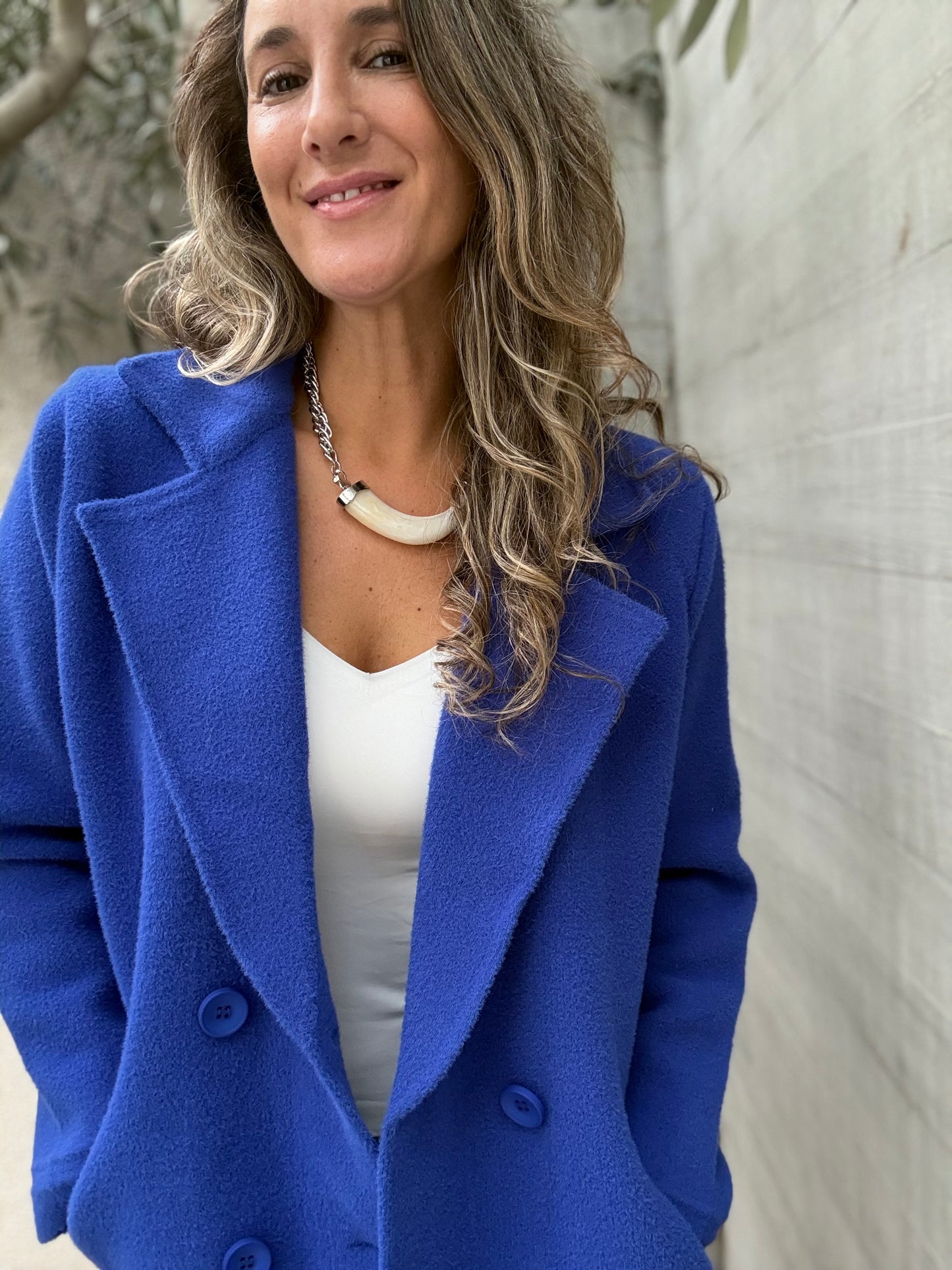 Abrigo Marbella azul