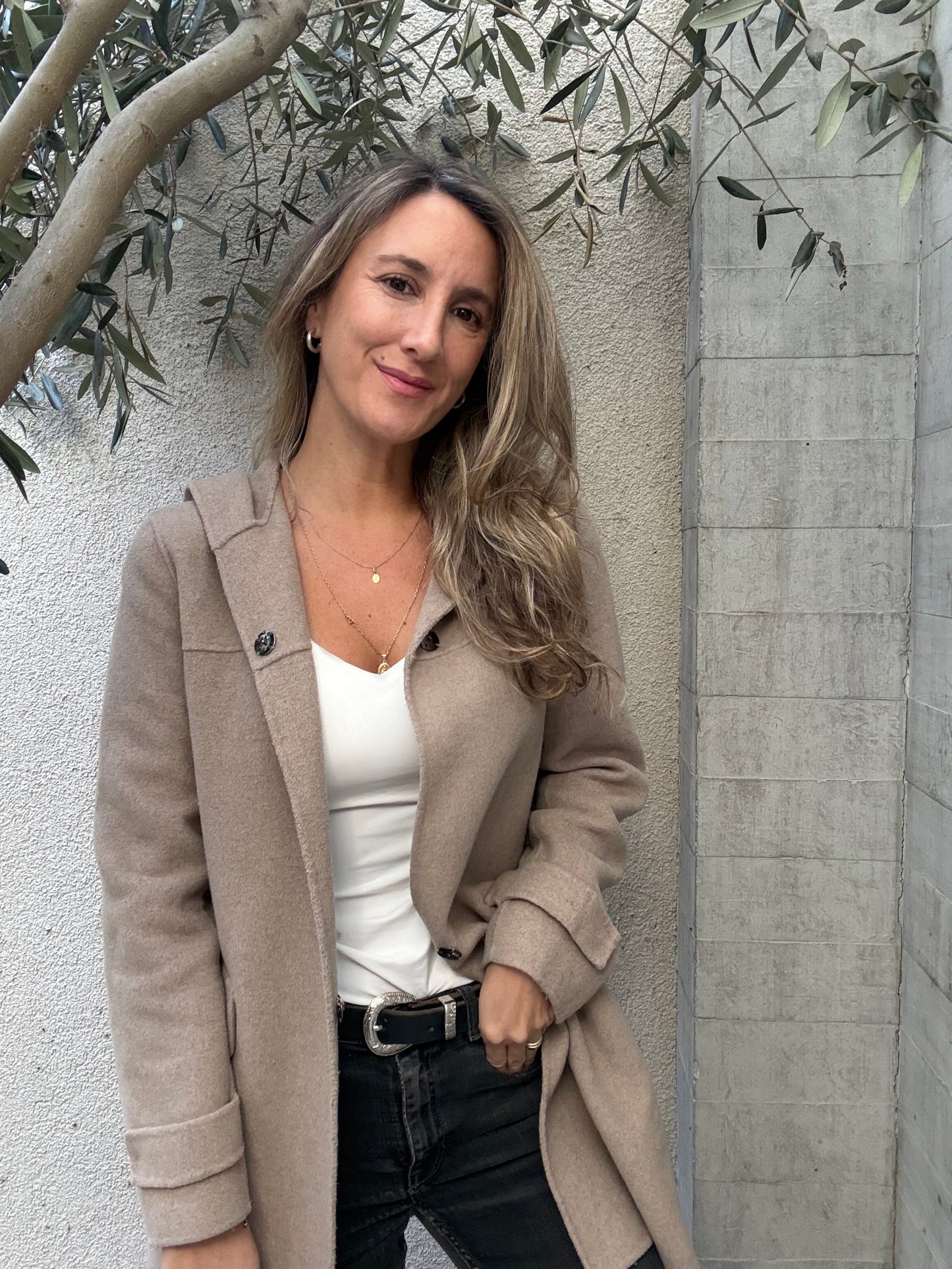 Abrigo de paño Zara