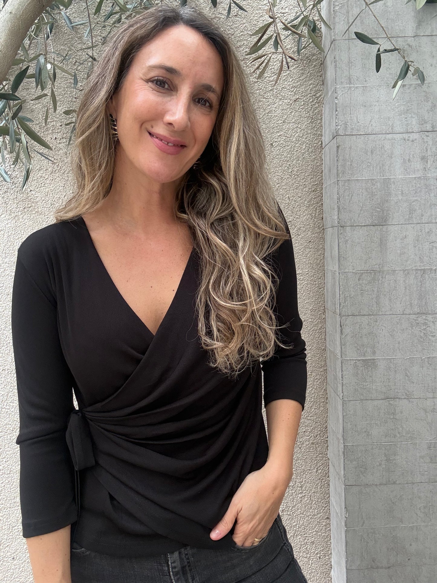 Polera Girona negro