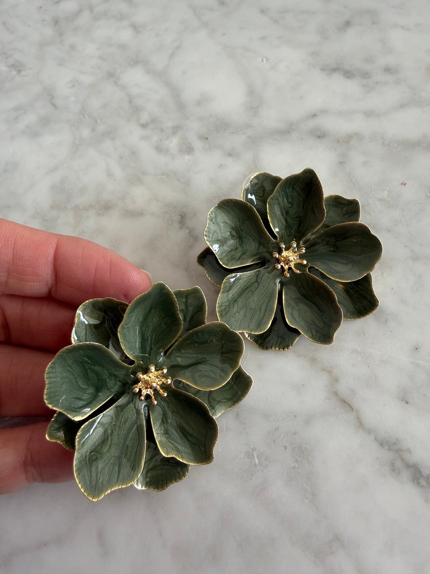 Aros Floral verde
