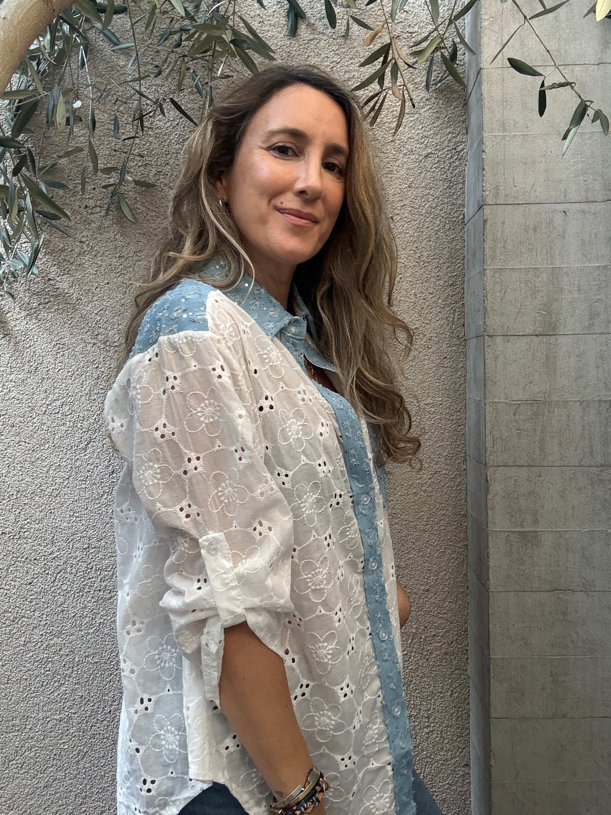 Blusa Marbella Celeste